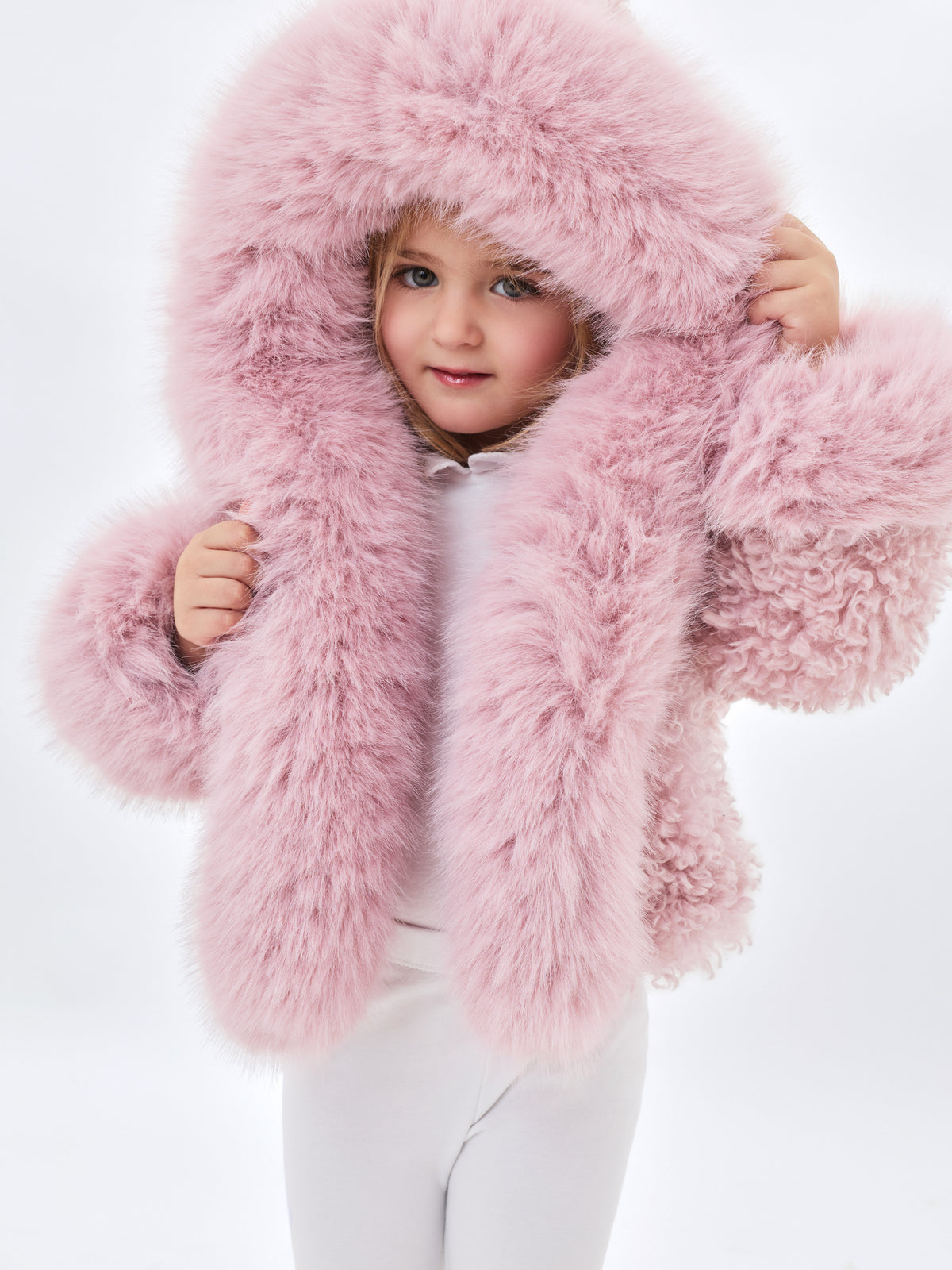 Kali Kids Rose Vegan Shearling Fur Jacket