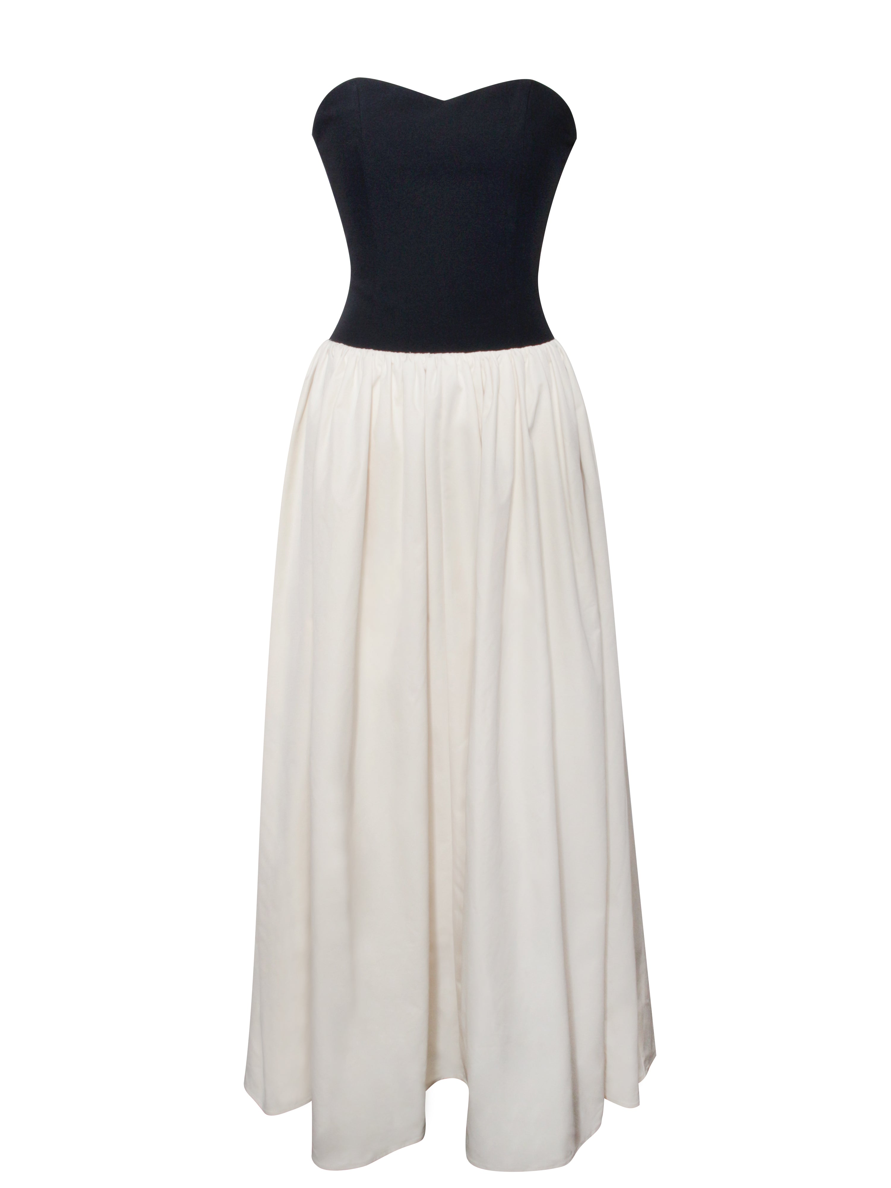 Sana Sweetheart Lace-up Back Drop Waist Maxi Dress (Archive Sale)