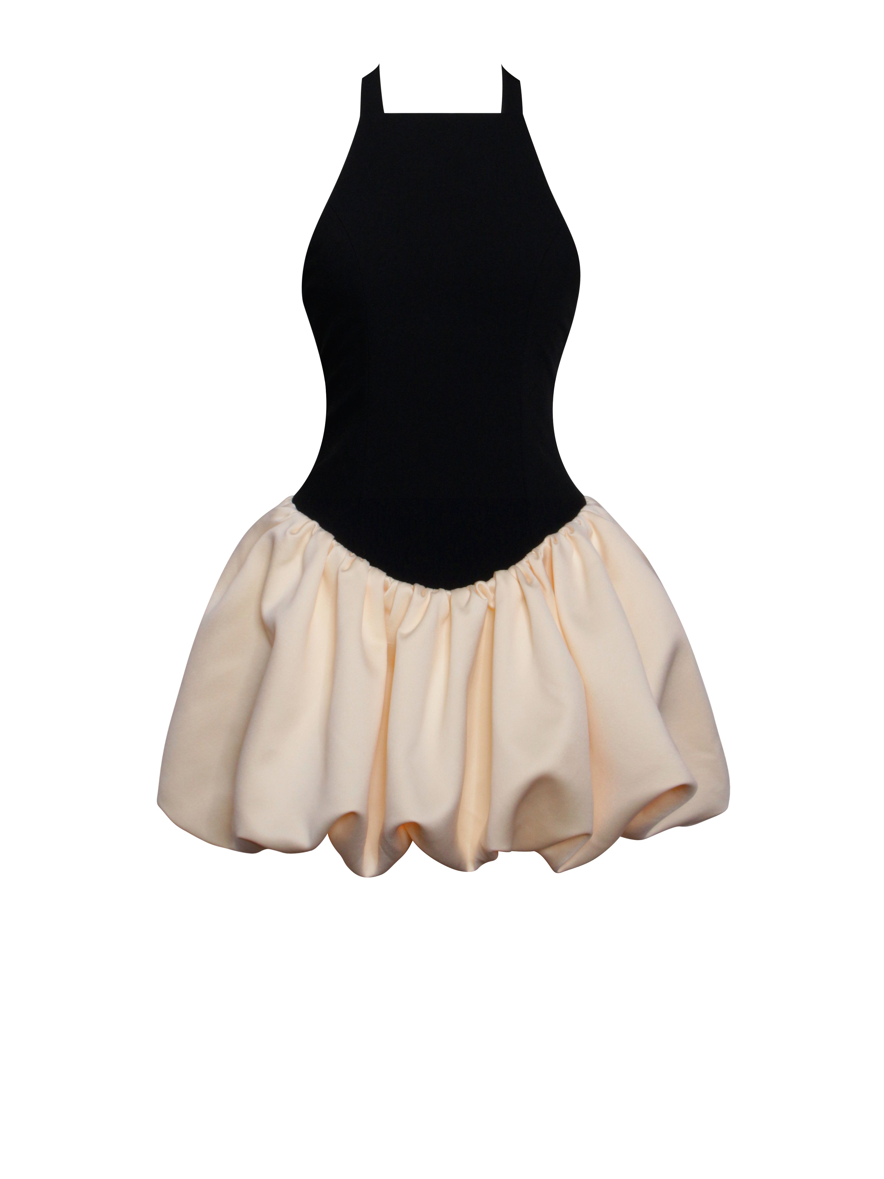 Yaira Backless Drop Waist Mini Bubble Dress (Archive Sale)