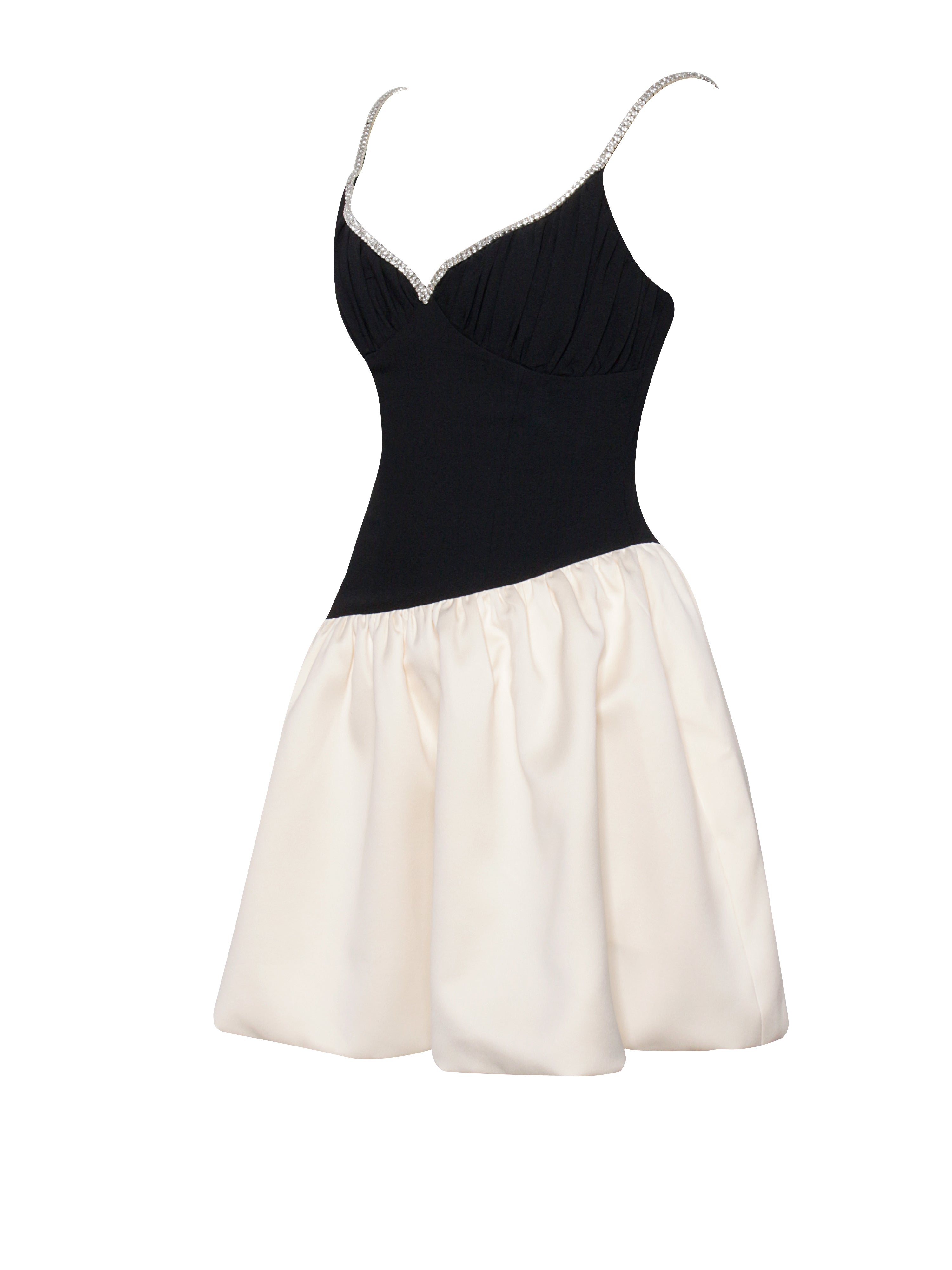 Blair Crystal Trim Drop Waist Mini Dress (Archive Sale)