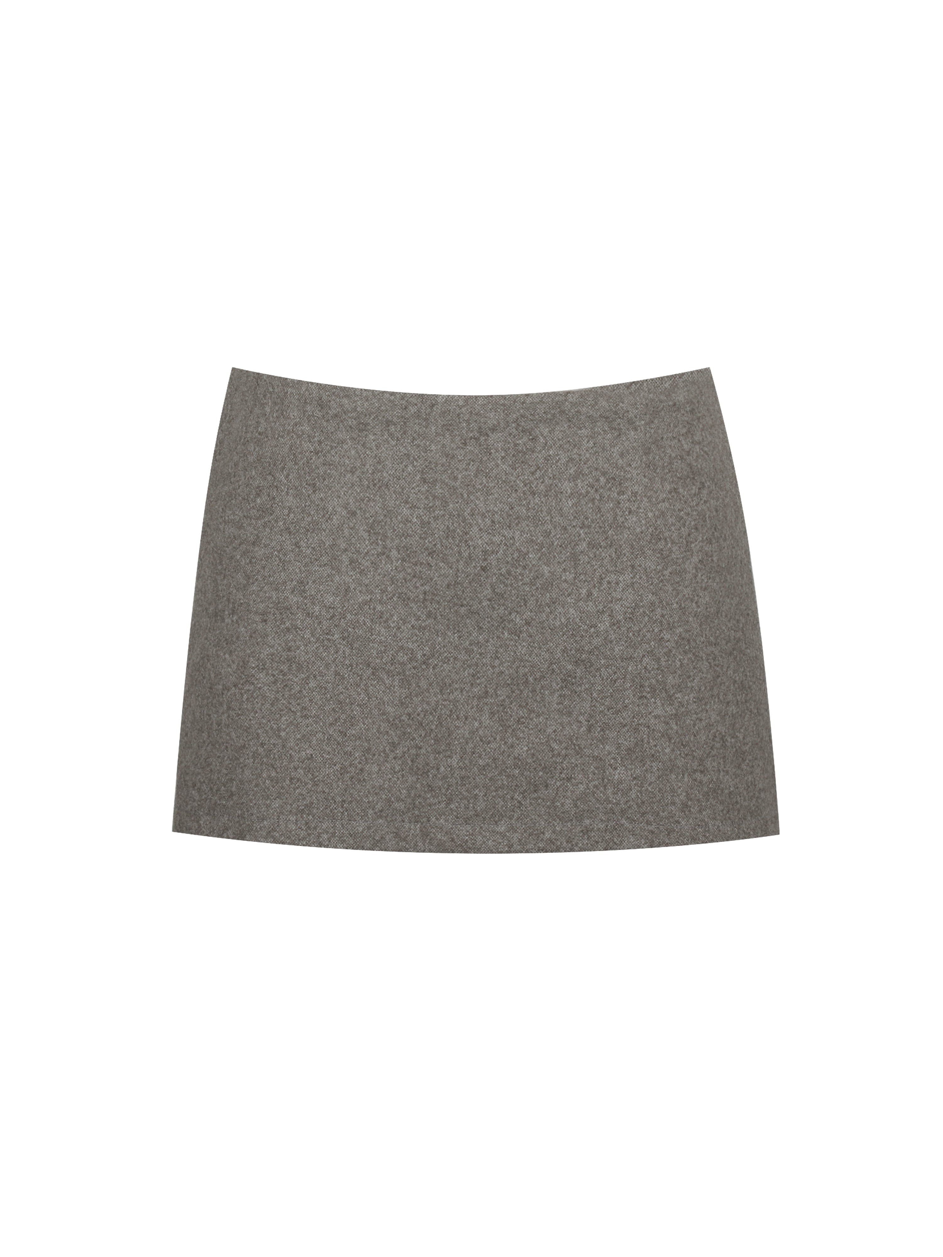 Osira Taupe Low-Waisted Micro Skort