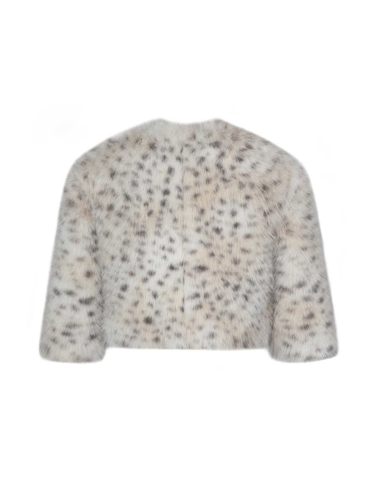 Margot Kids Faux Cheetah Fur Jacket with Pockets