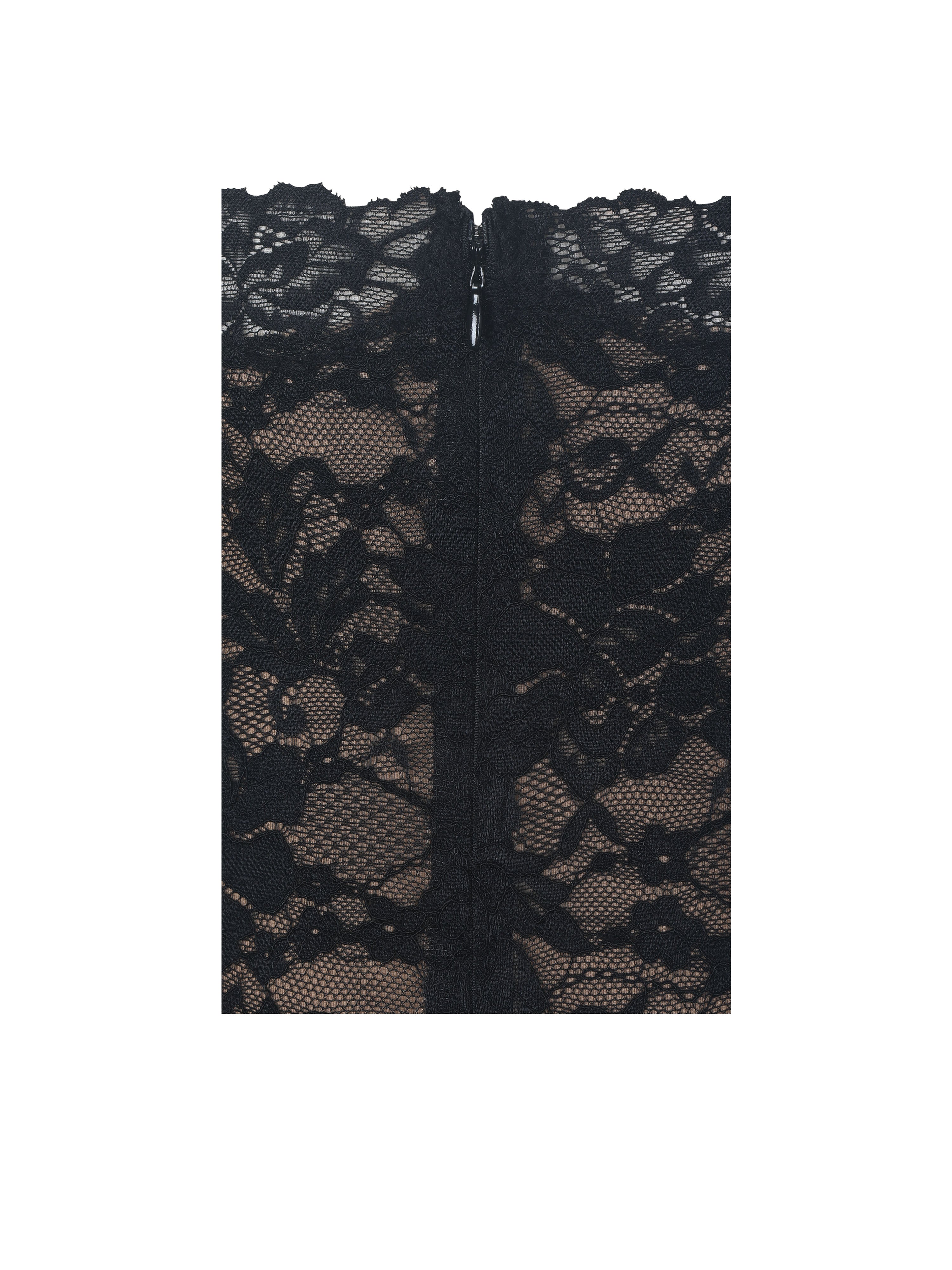 Venetia Black Lace Plunging Bodysuit