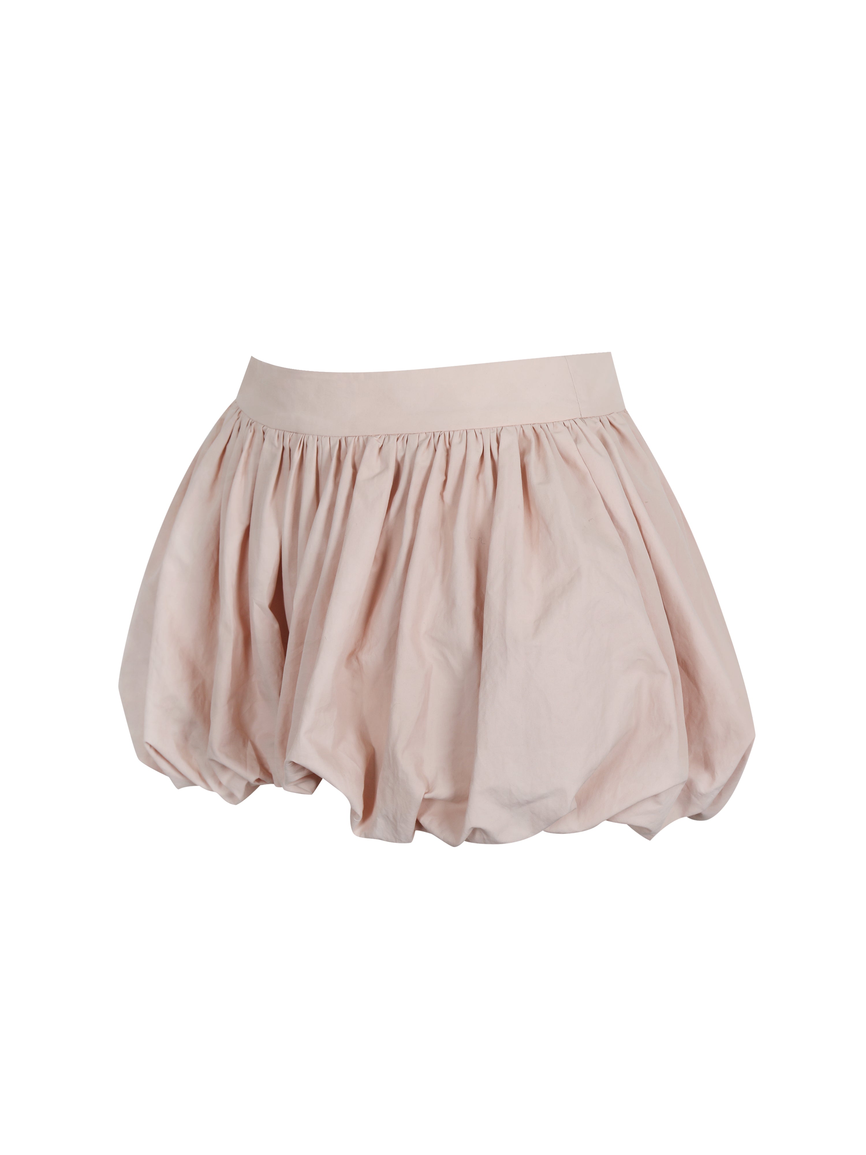Savina Tulip Pink Taffeta Bubble Shorts