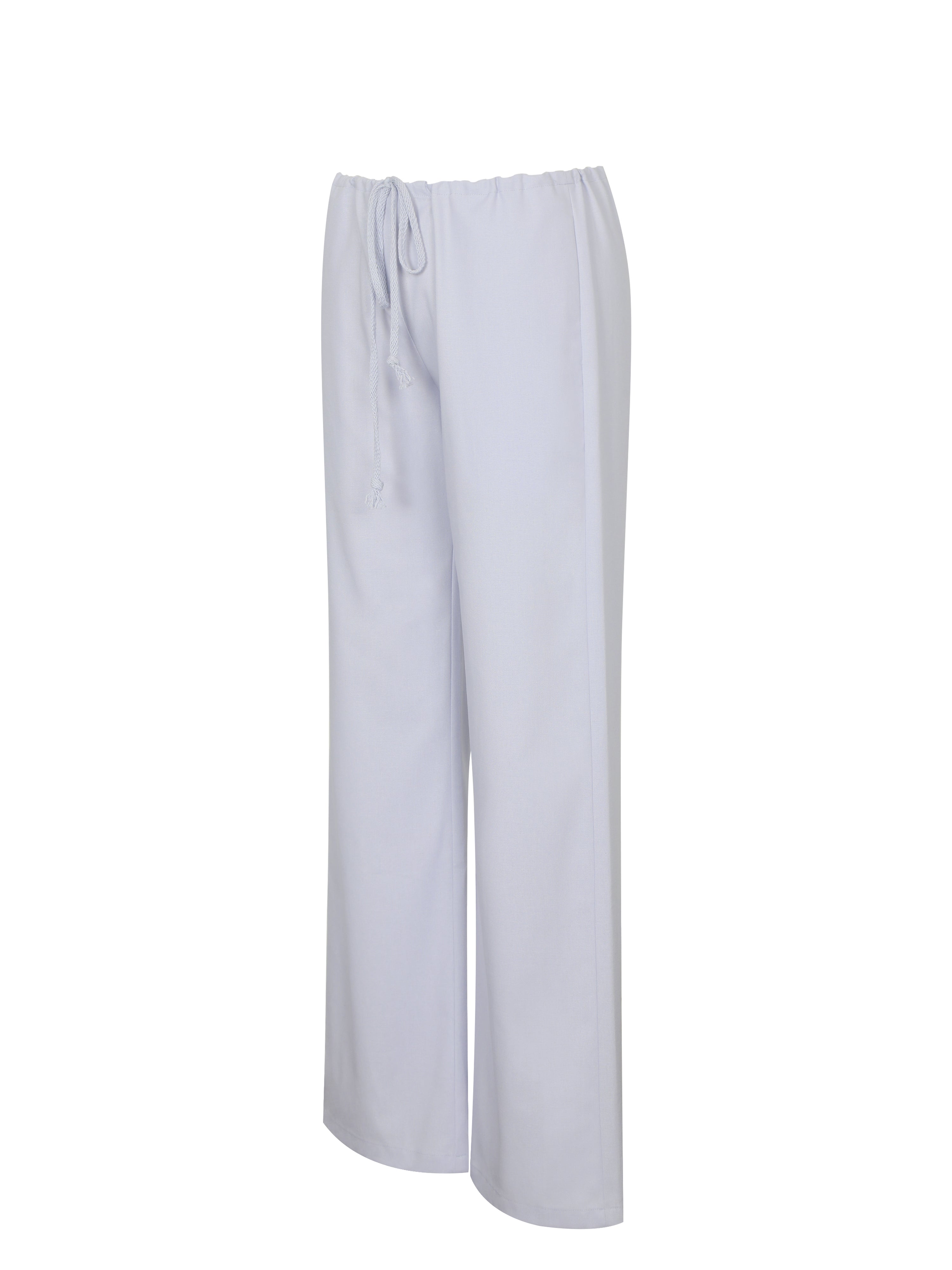 Laureen Lavender Linen Straight Pants