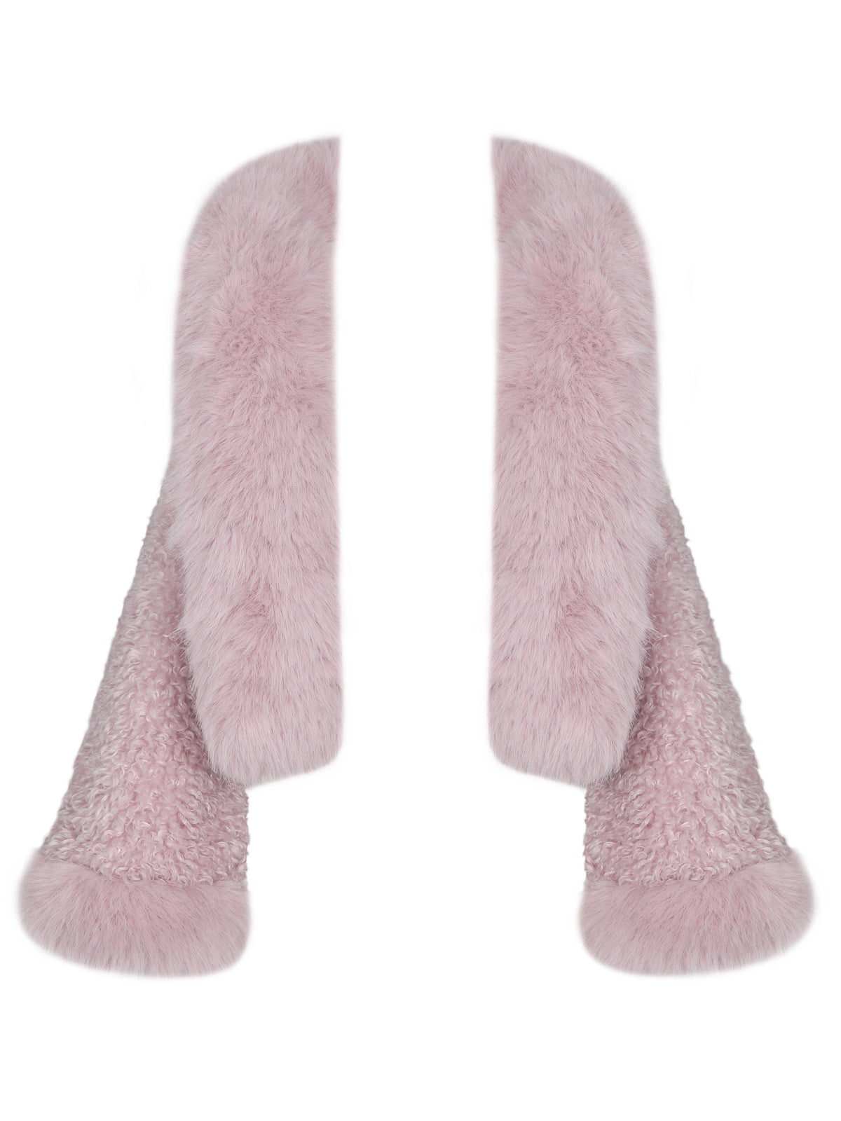Kali Rose Cropped Vegan Shearling Fur Jacket