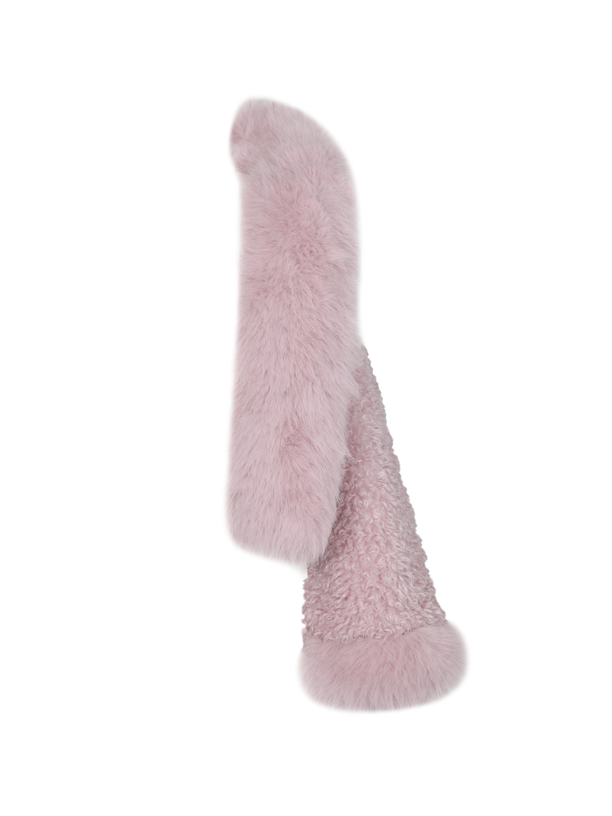 Kali Rose Cropped Vegan Shearling Fur Jacket
