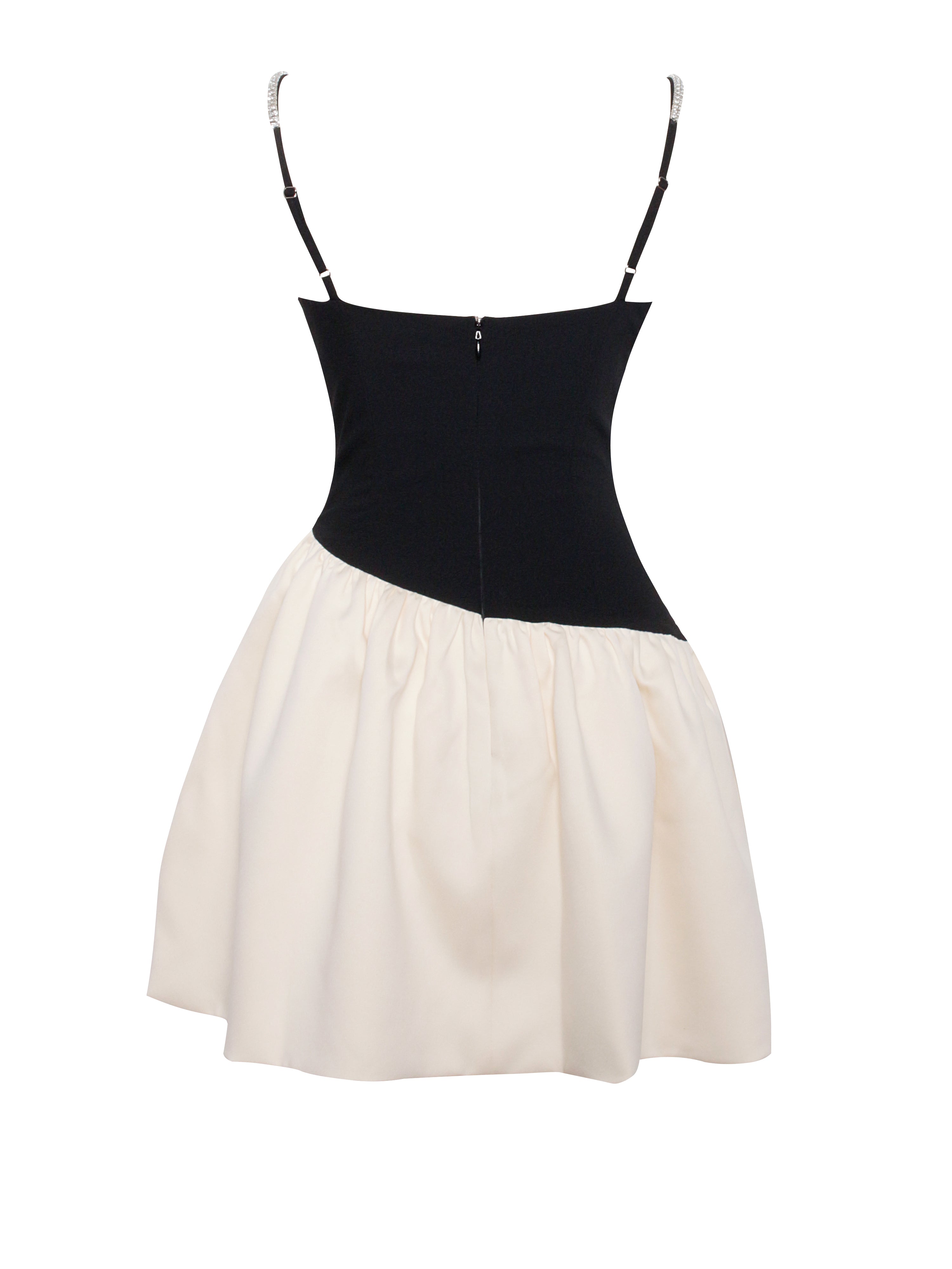 Blair Crystal Trim Drop Waist Mini Dress (Archive Sale)