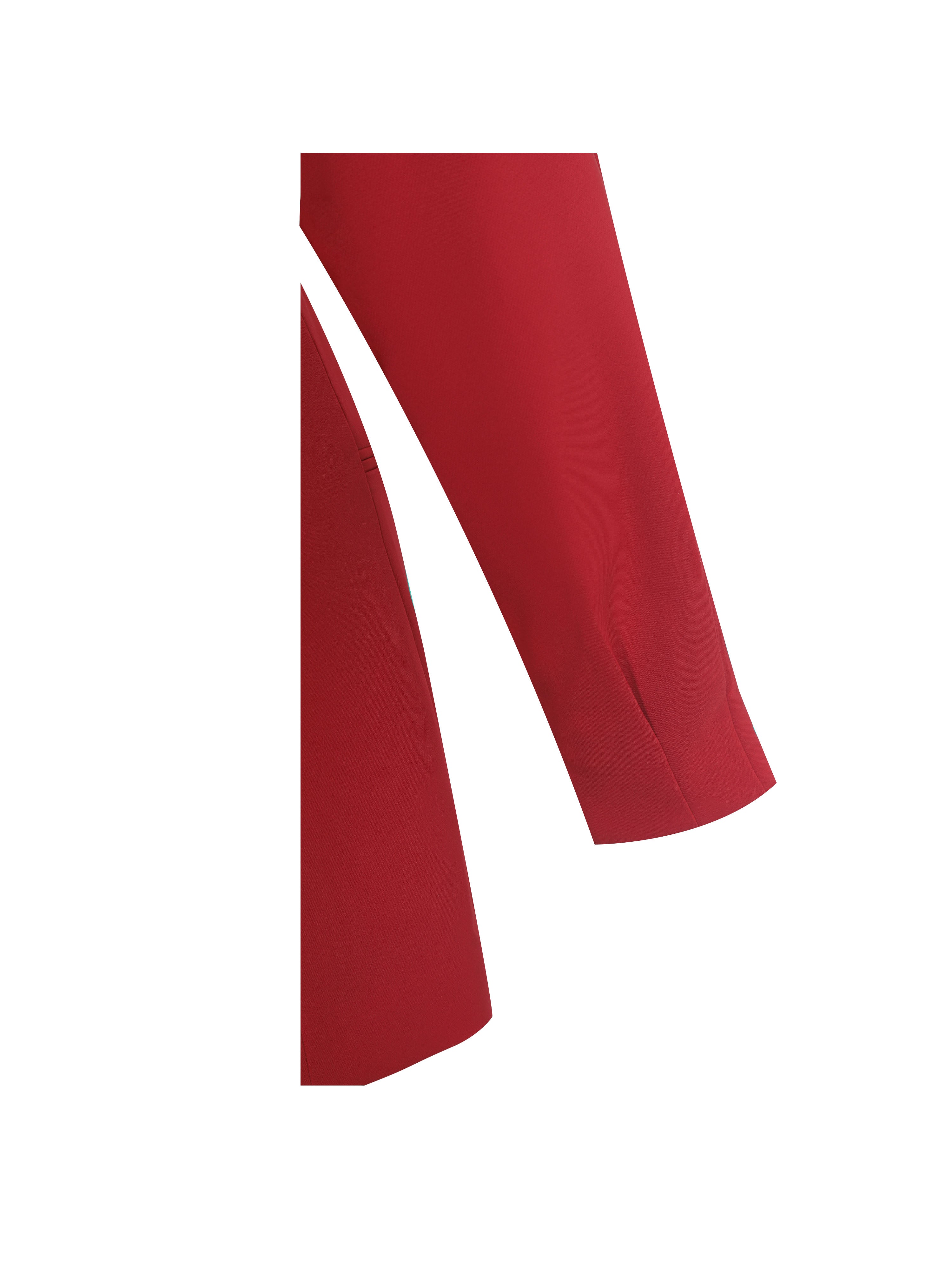 Blythe Cherry Red Batwing Blazer Mini Dress