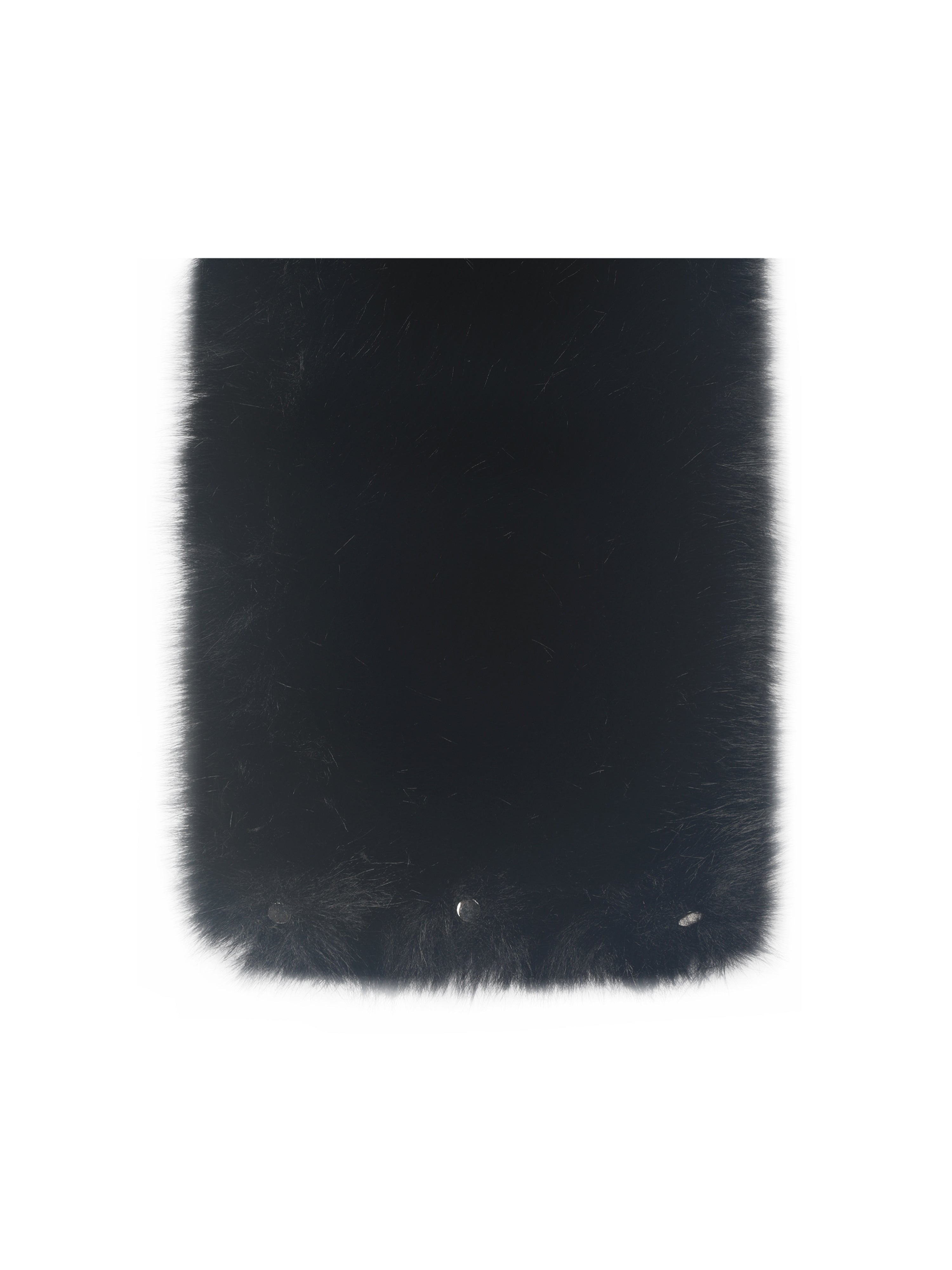 Jazmin Black Multi-wear Faux Fur Scarf