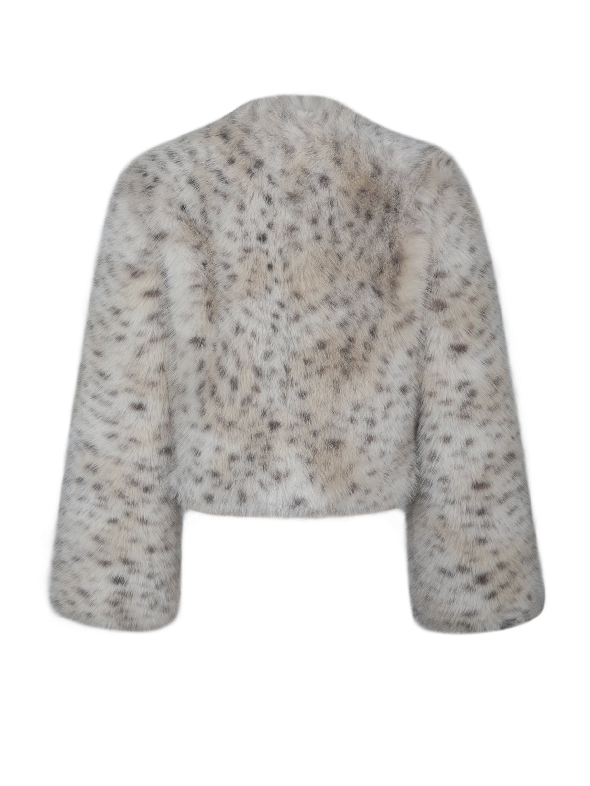 Margot Faux Cheetah Fur Jacket with Pockets