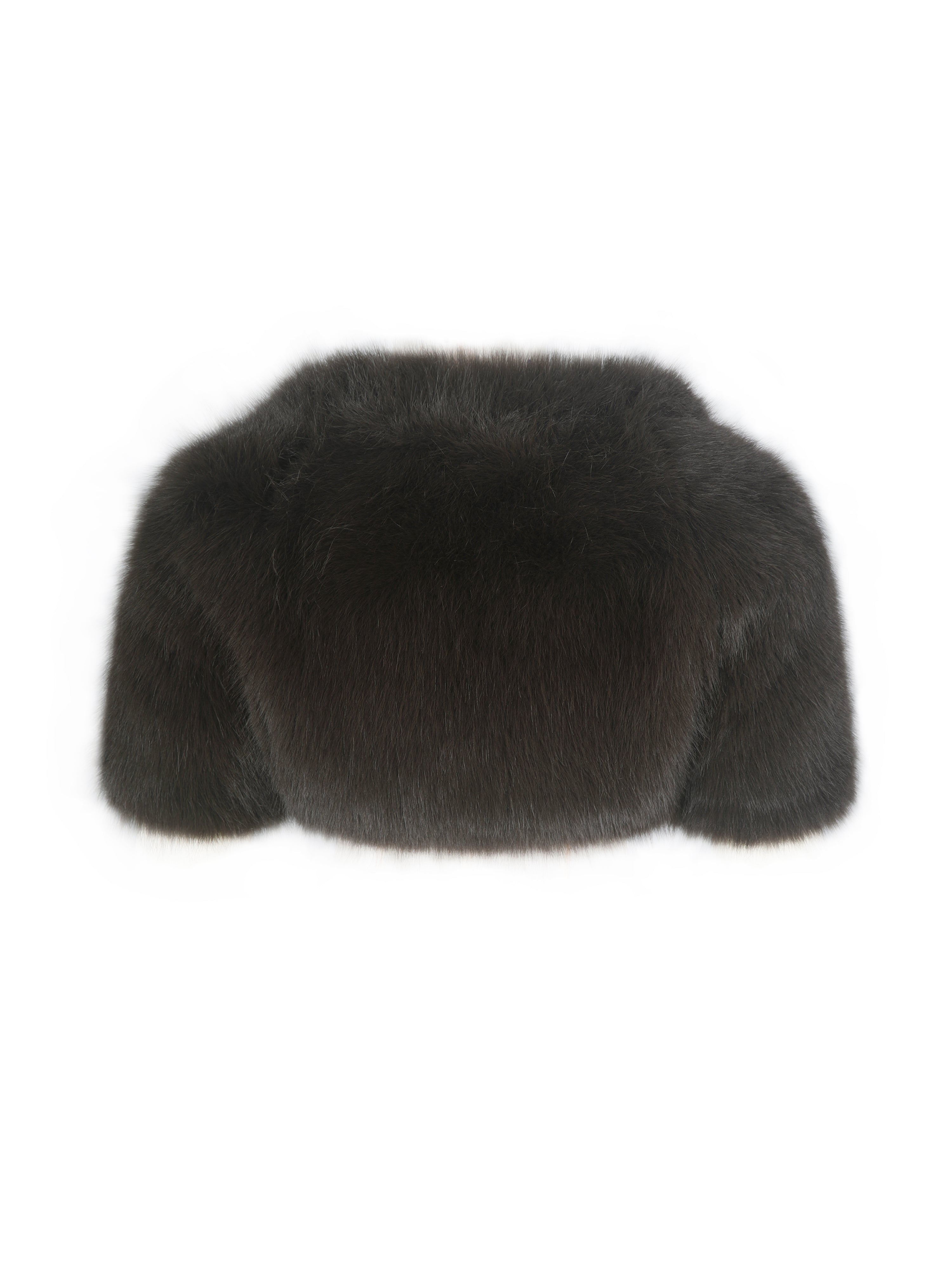 Kori Brown Faux Fur Micro Bolero