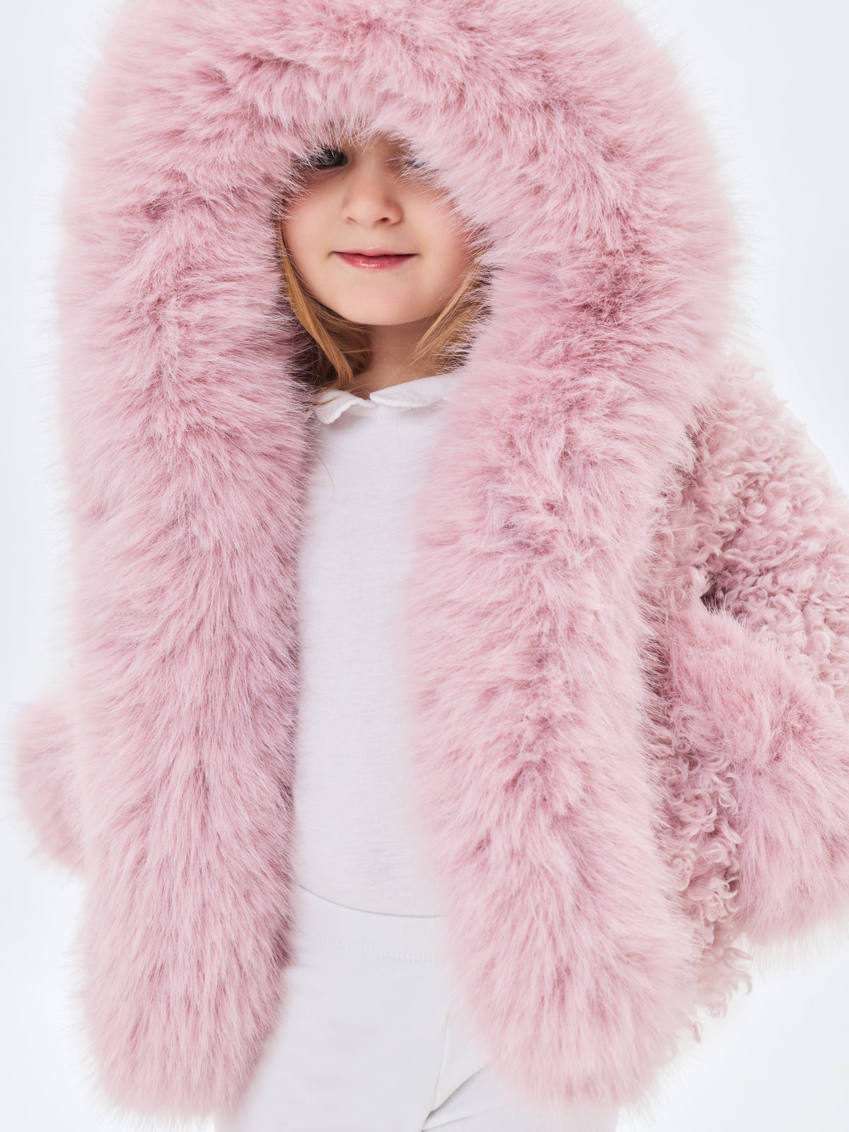 Kali Kids Rose Vegan Shearling Fur Jacket