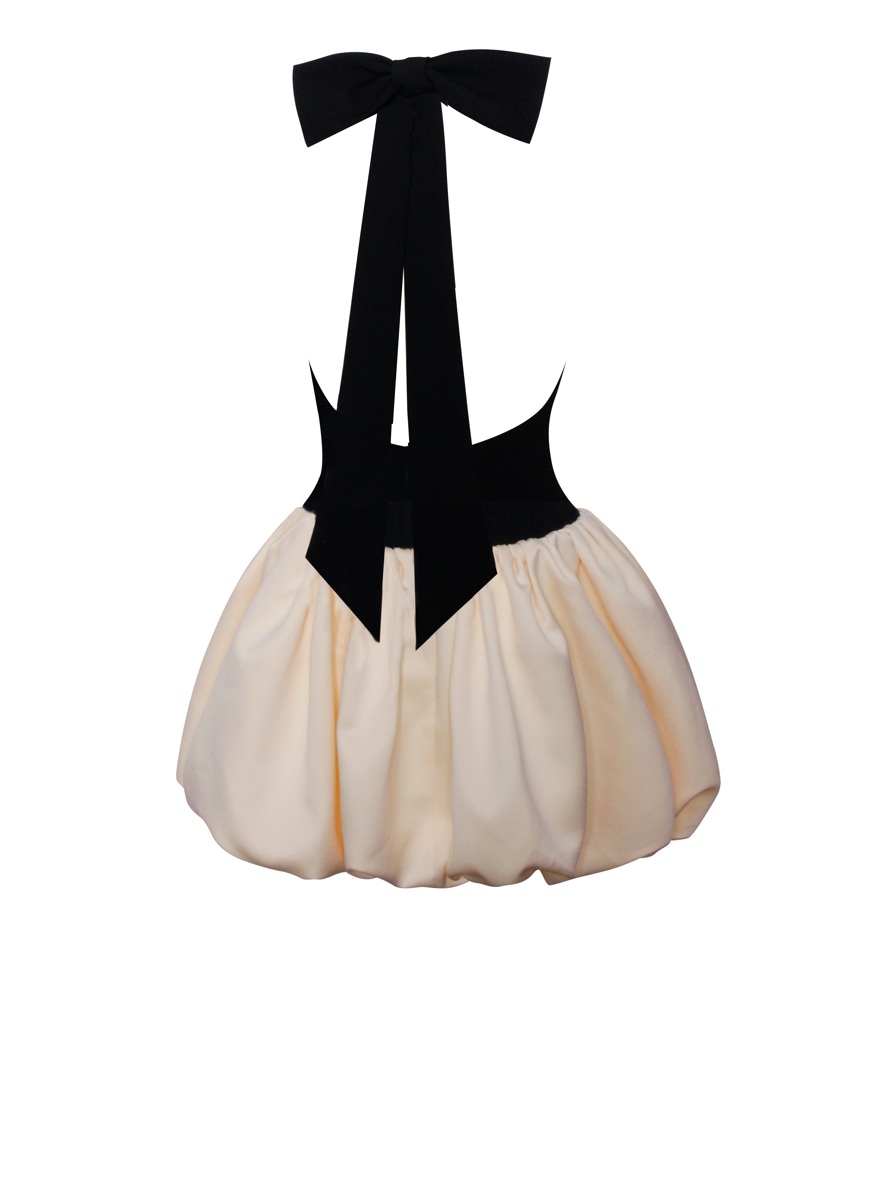 Yaira Backless Drop Waist Mini Bubble Dress (Archive Sale)