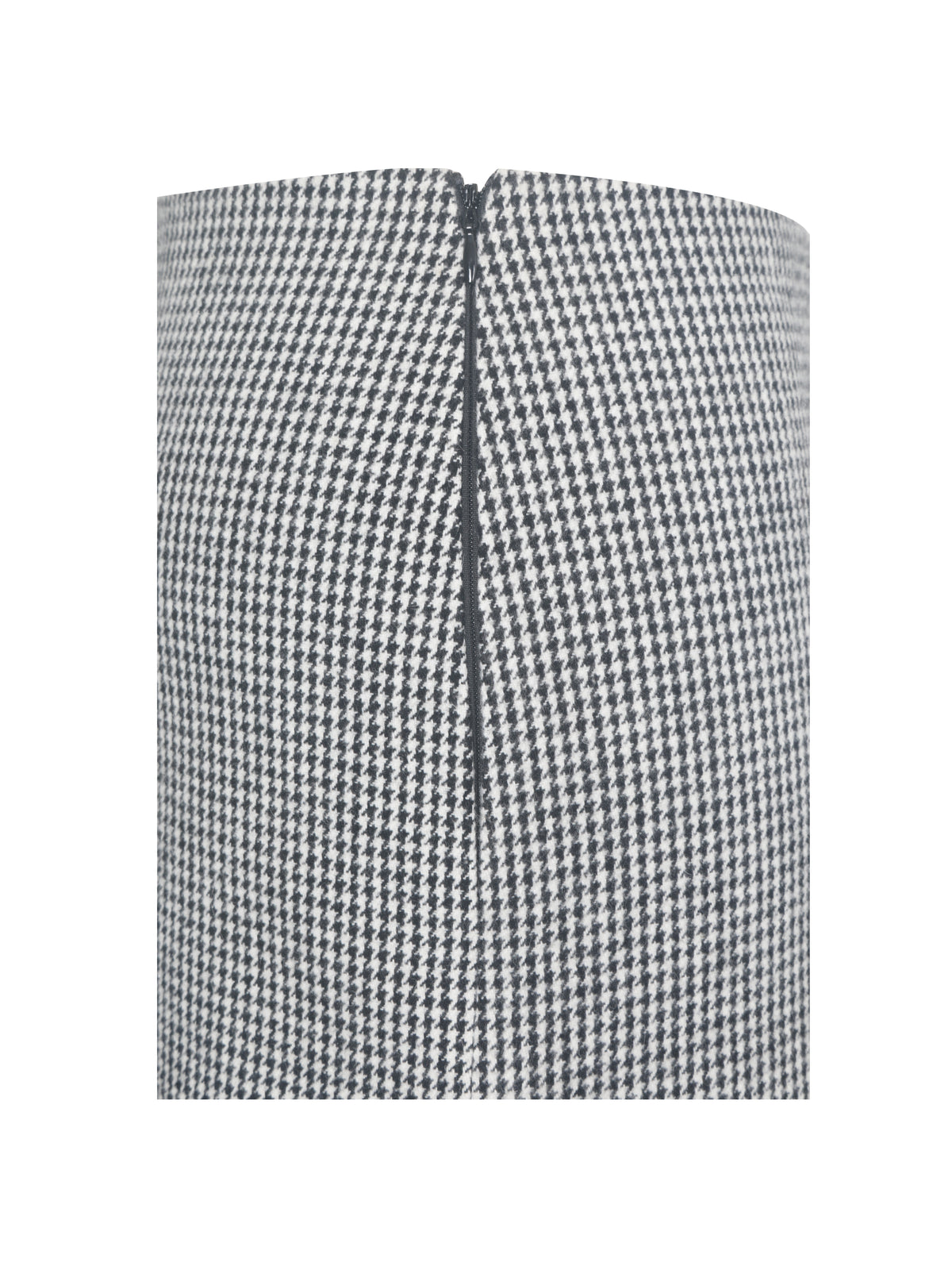 Victoria Black Micro Houndstooth Mini Skirt