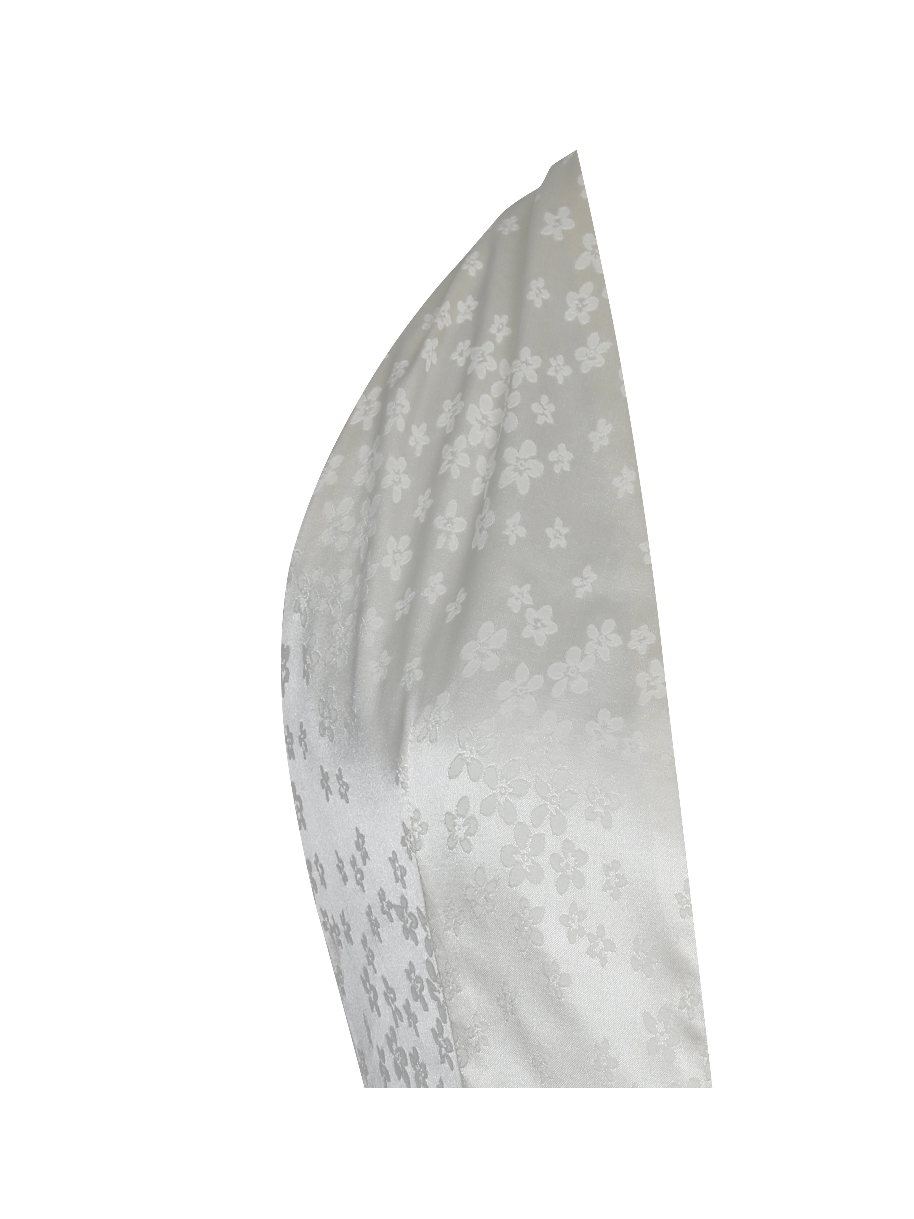 Nalani Floral Ivory Ruffled Halter Maxi Dress