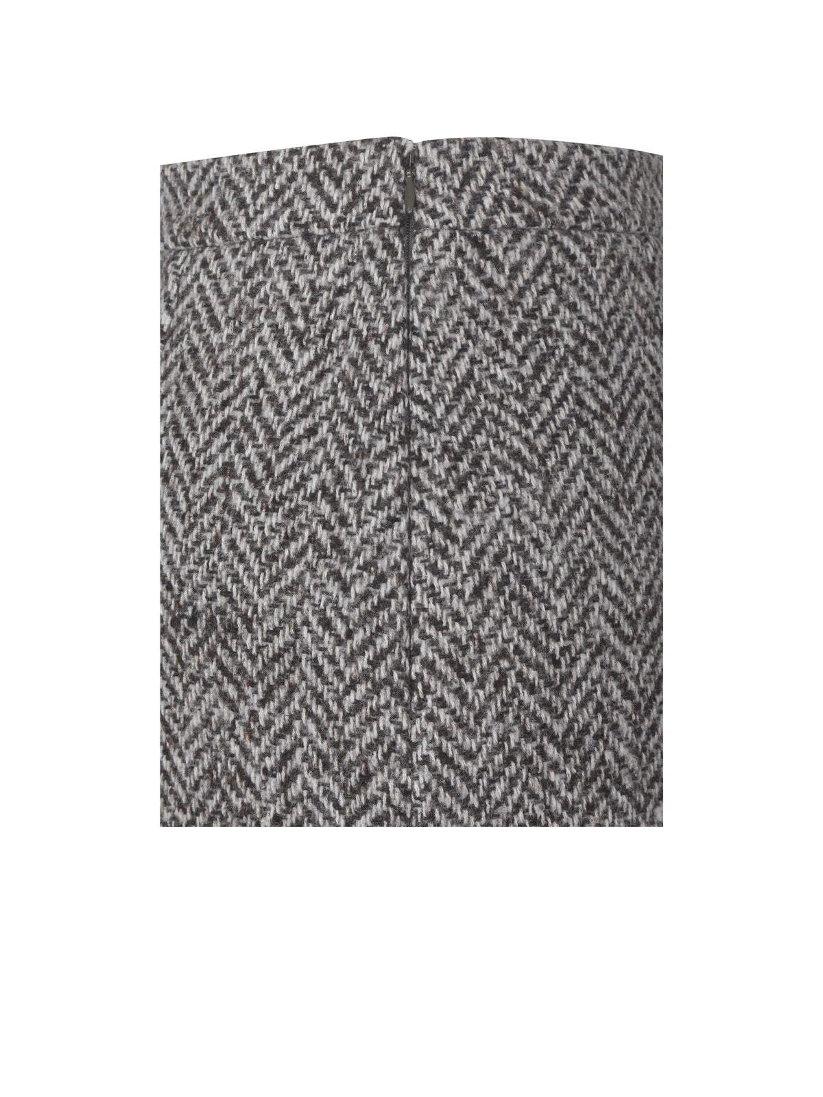 Sandra Brown & White Herringbone Mini Skirt