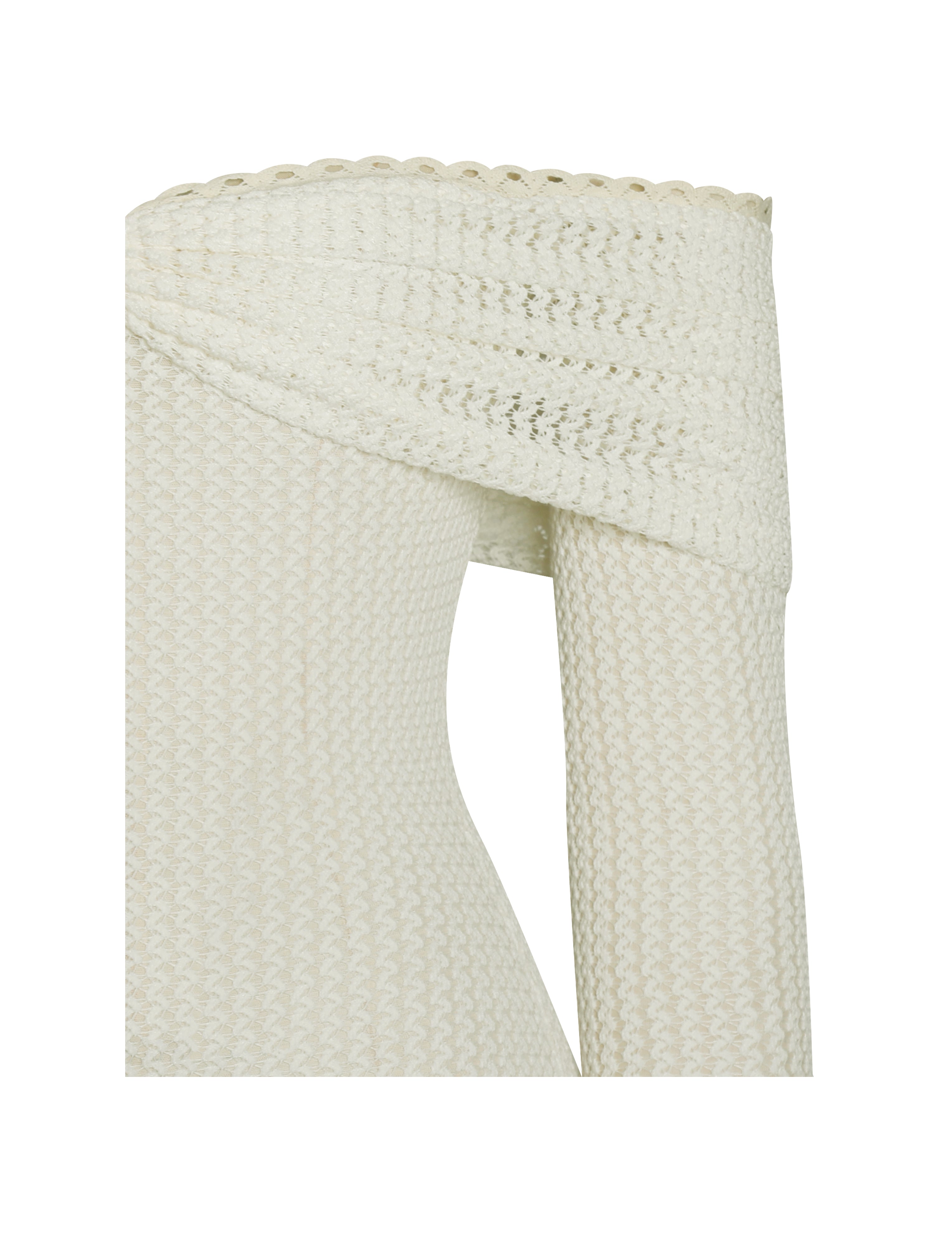 Kaedyn Off Shoulder Long Sleeve Crochet Mermaid Maxi Dress