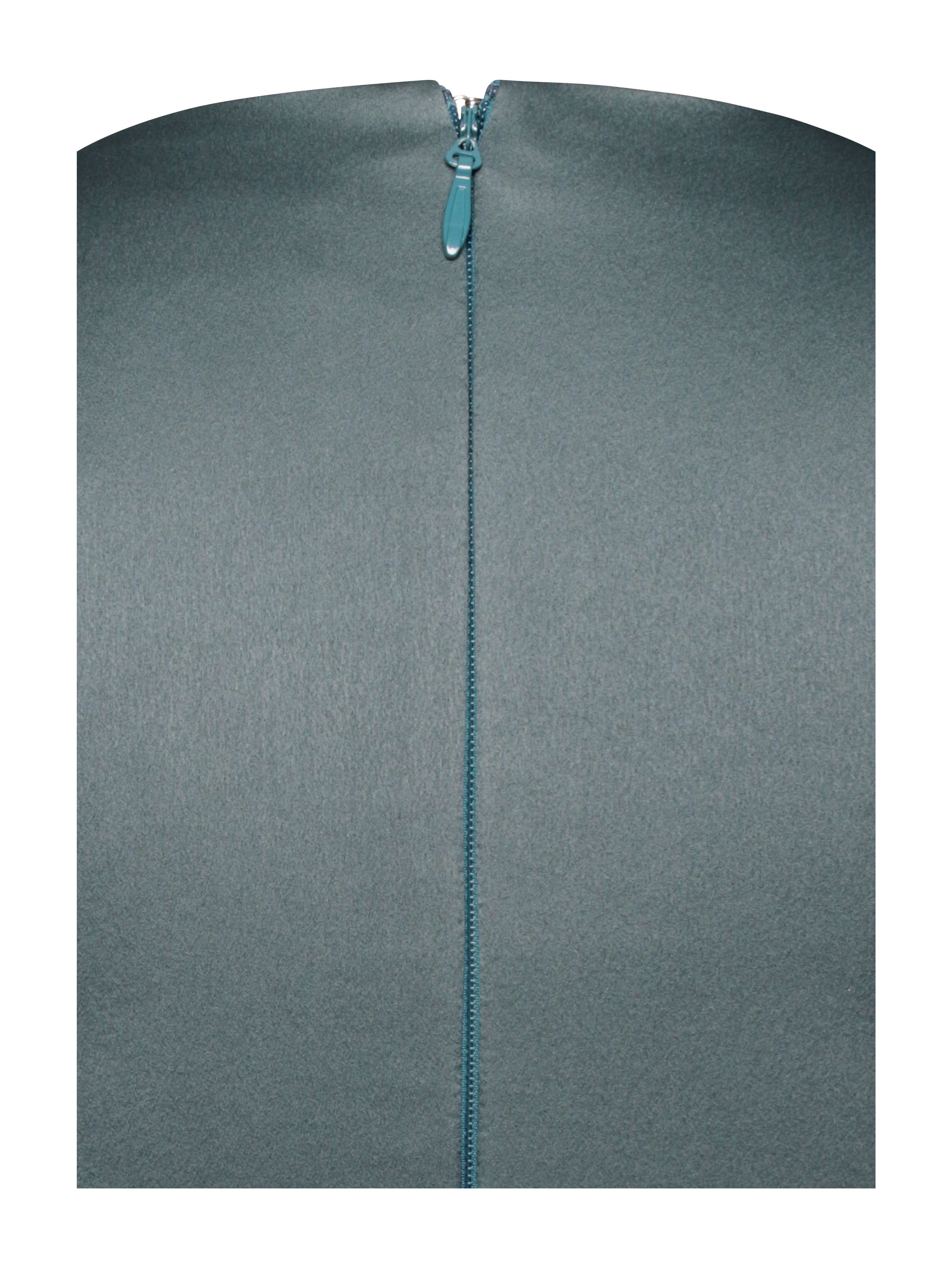 Gabella Dark Green Long Sleeve A-line Mini Dress with Crystal Trim (Archive Sale)