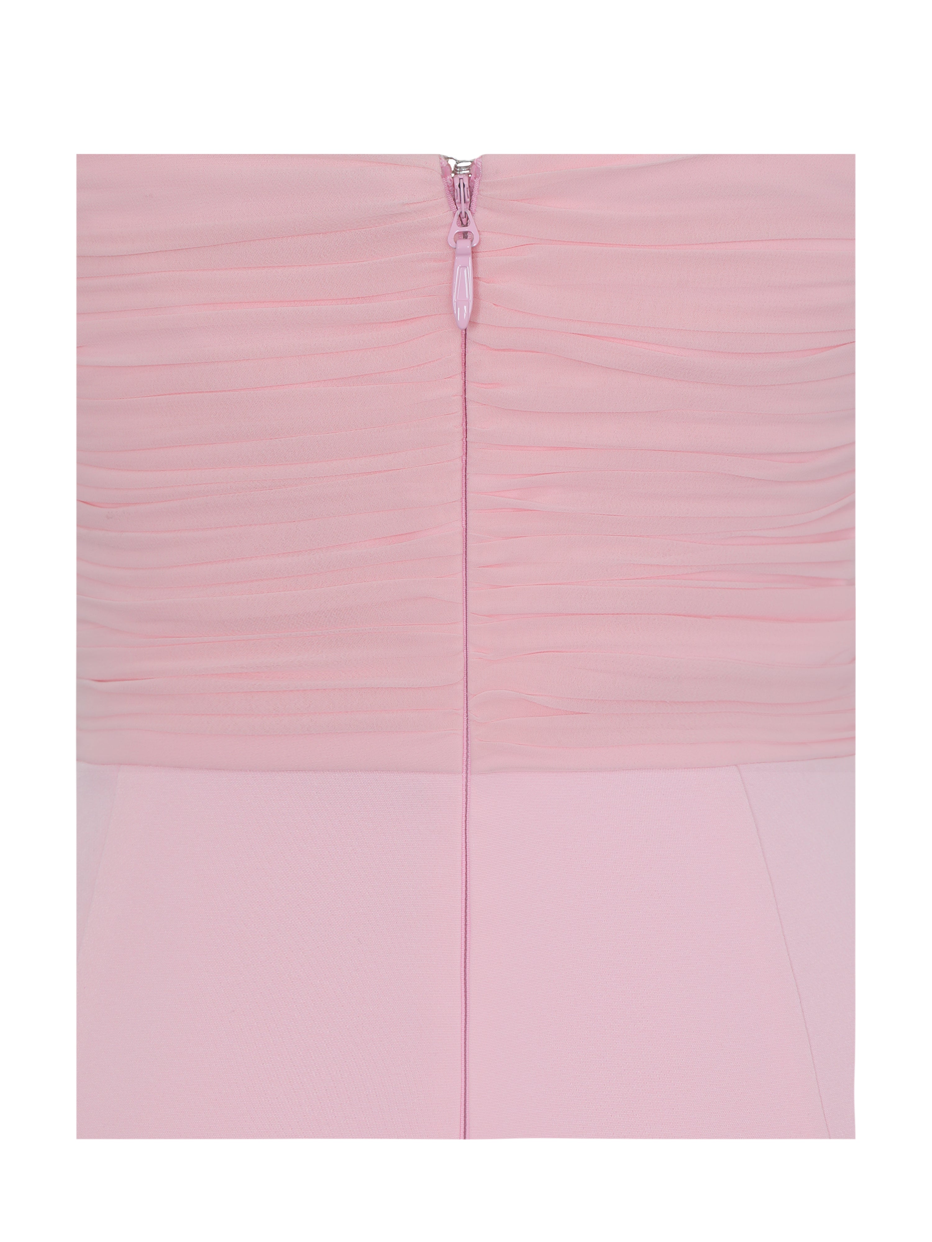 Olivia Rose Pink Strapless Crossover Mini Dress