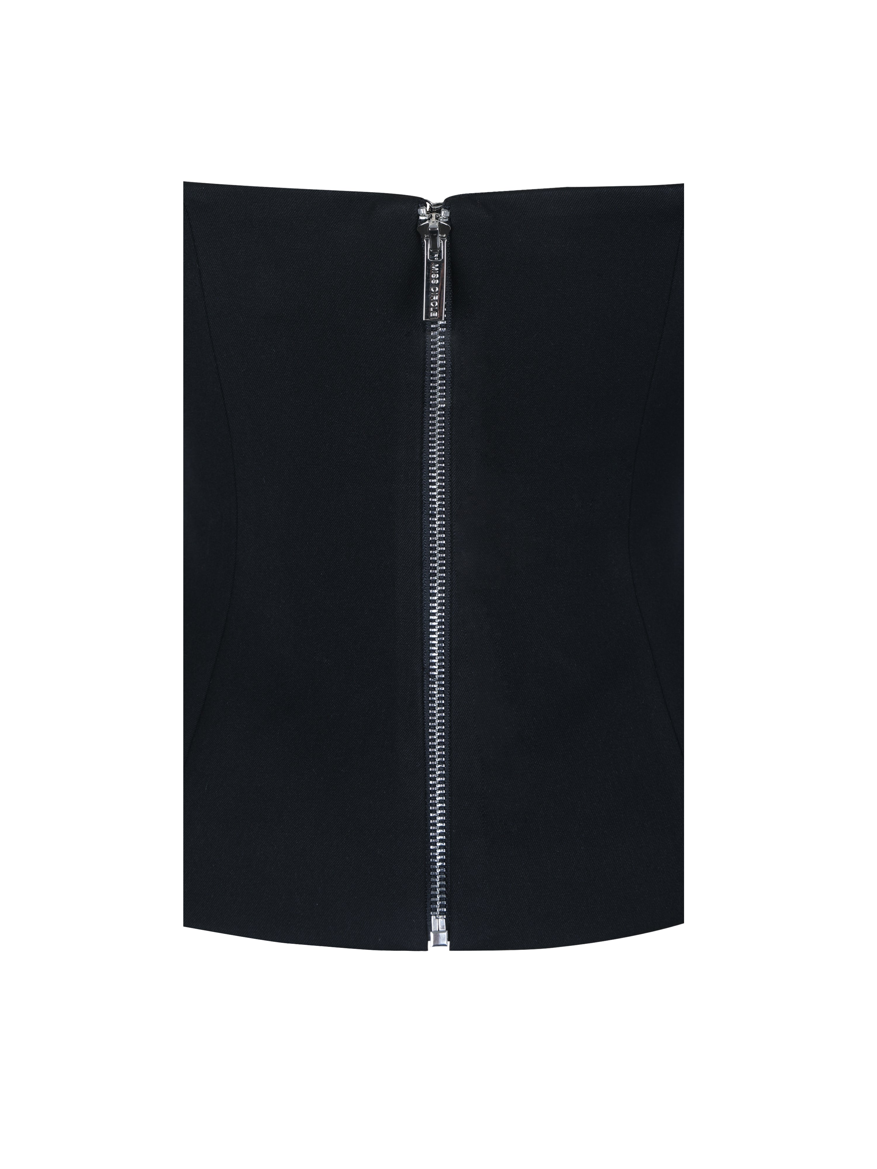 Quinette Black Peplum Top with Beaded Asymmetrical Cape