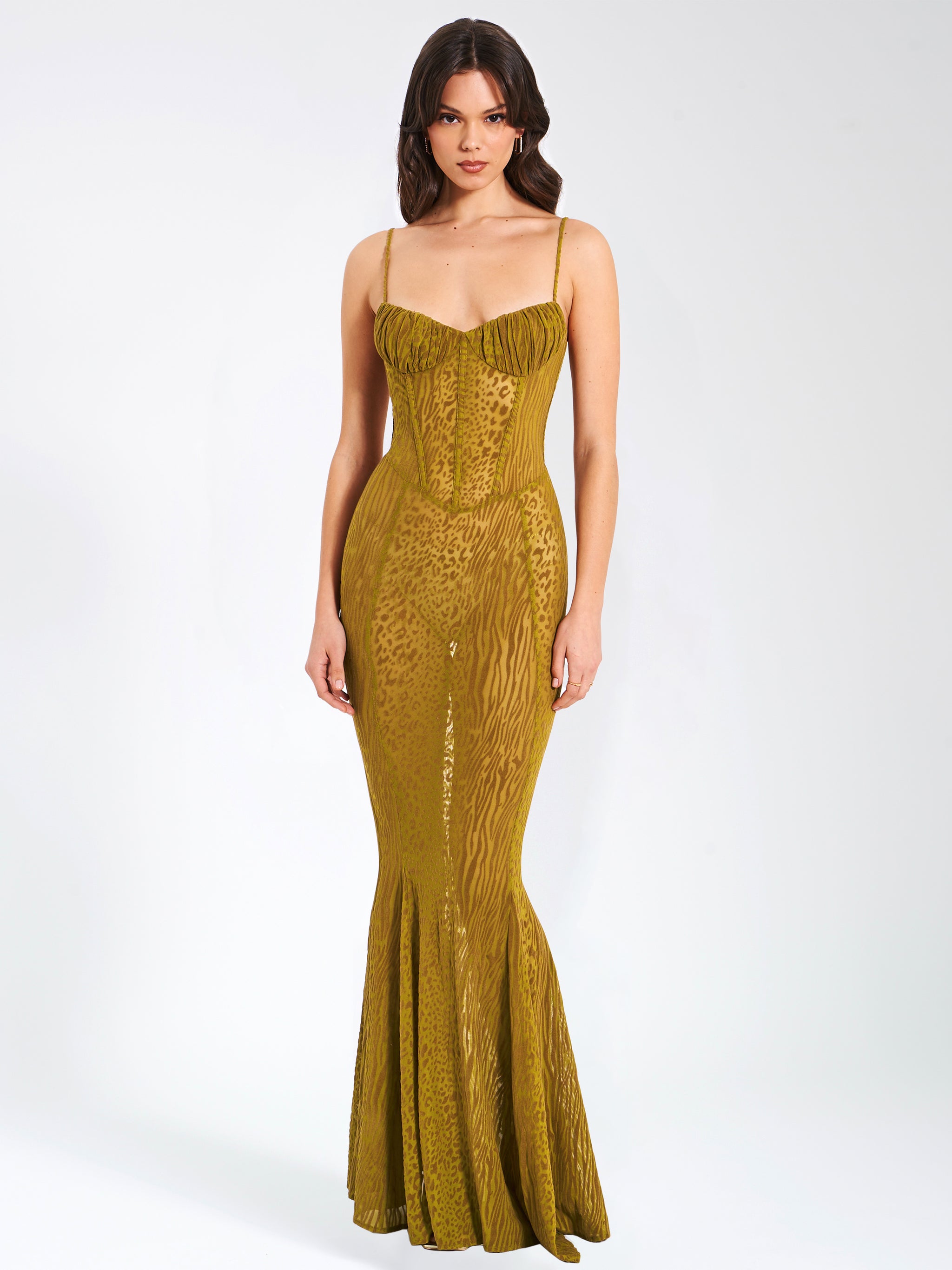 out from under go for gold dress Johannah Off Shoulder Long Sleeve Knit Mini Dress | Gold | Womens main image 1