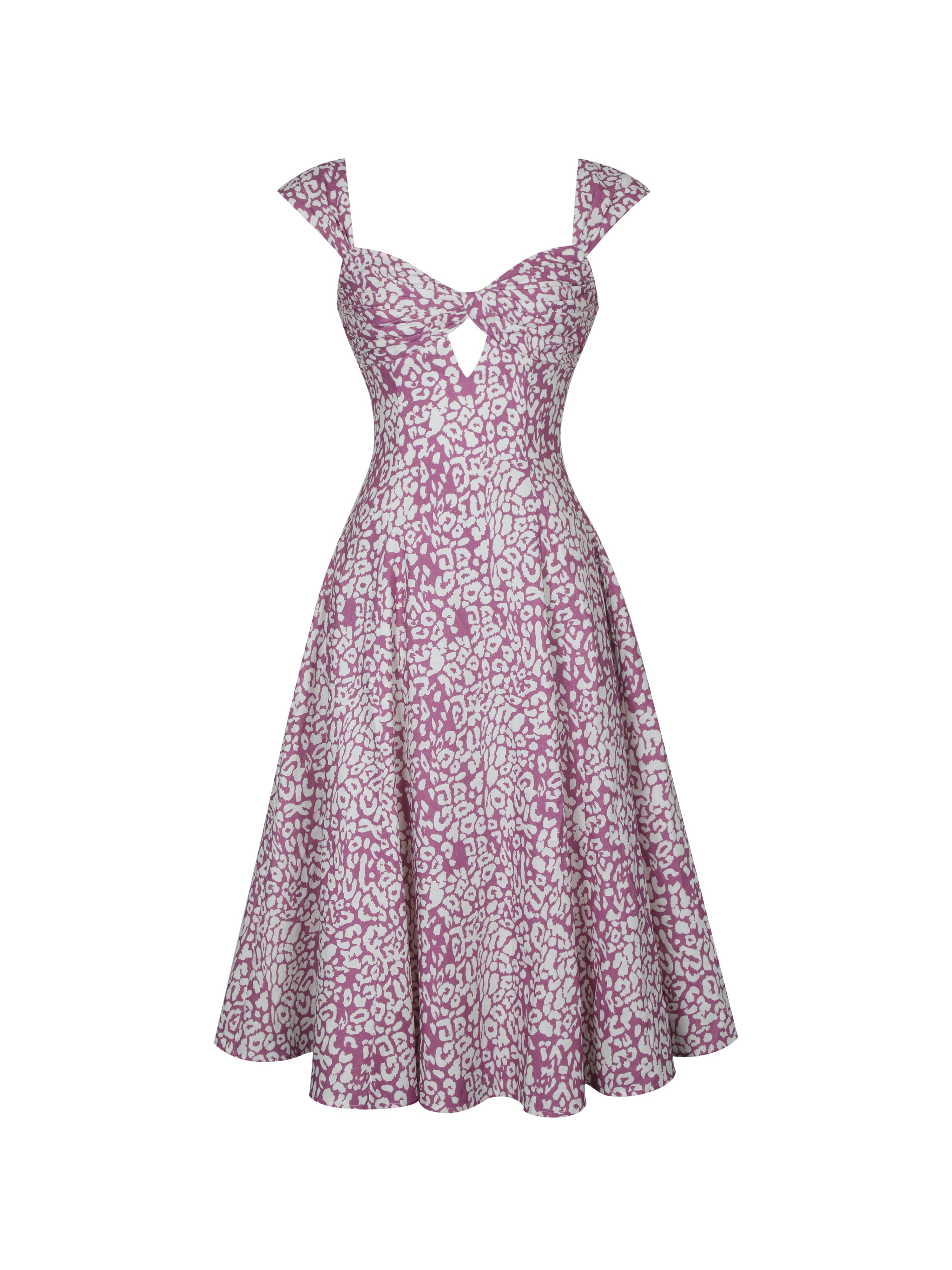 linen lilac dress Luna Linen Empire Maxi Dress in Lilac main image 0