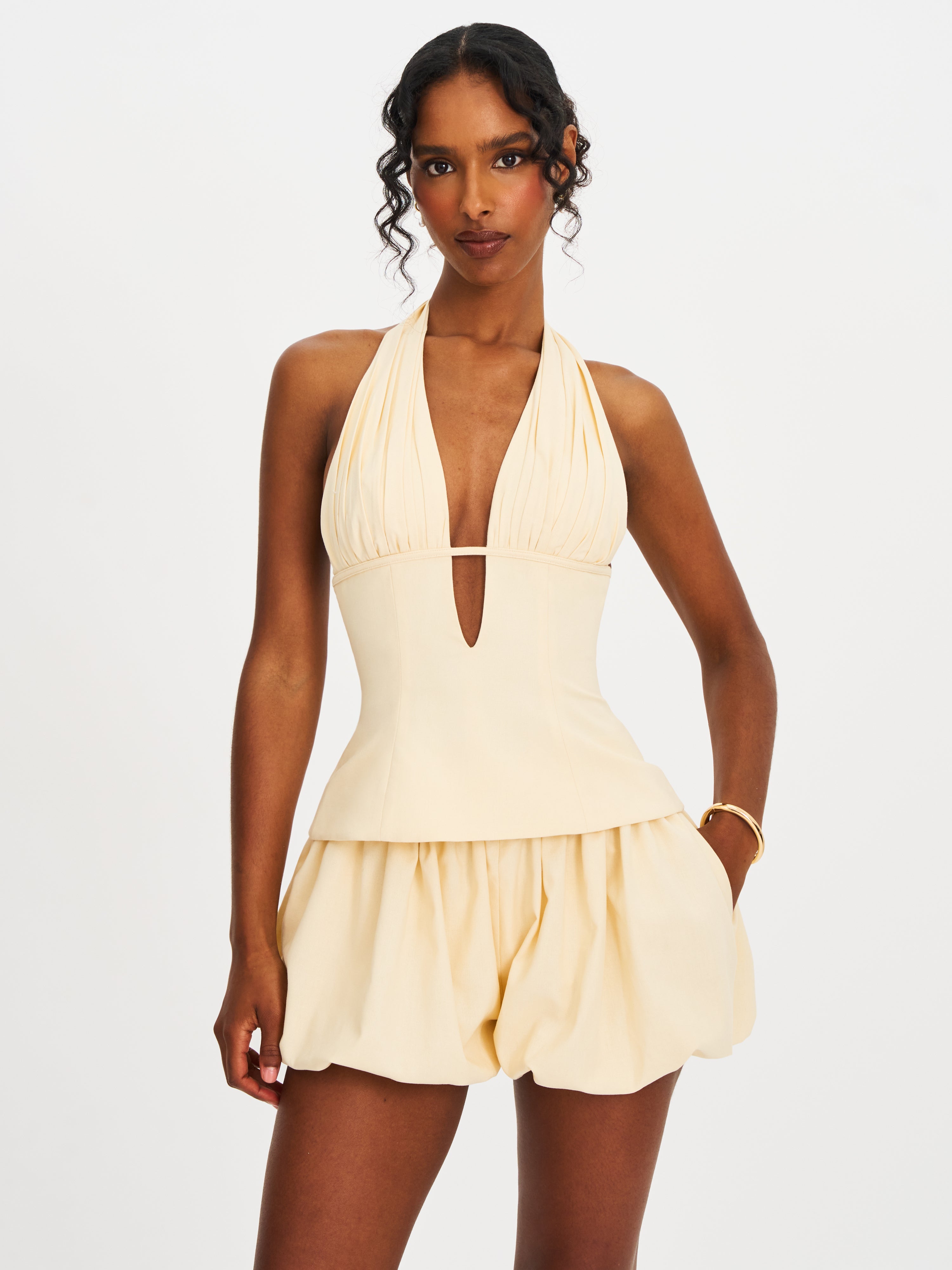 トップス melt the lady halterneck layered tops トップス melt the