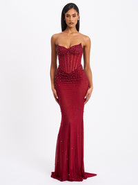Fatima Maxi Gown (Emerald)