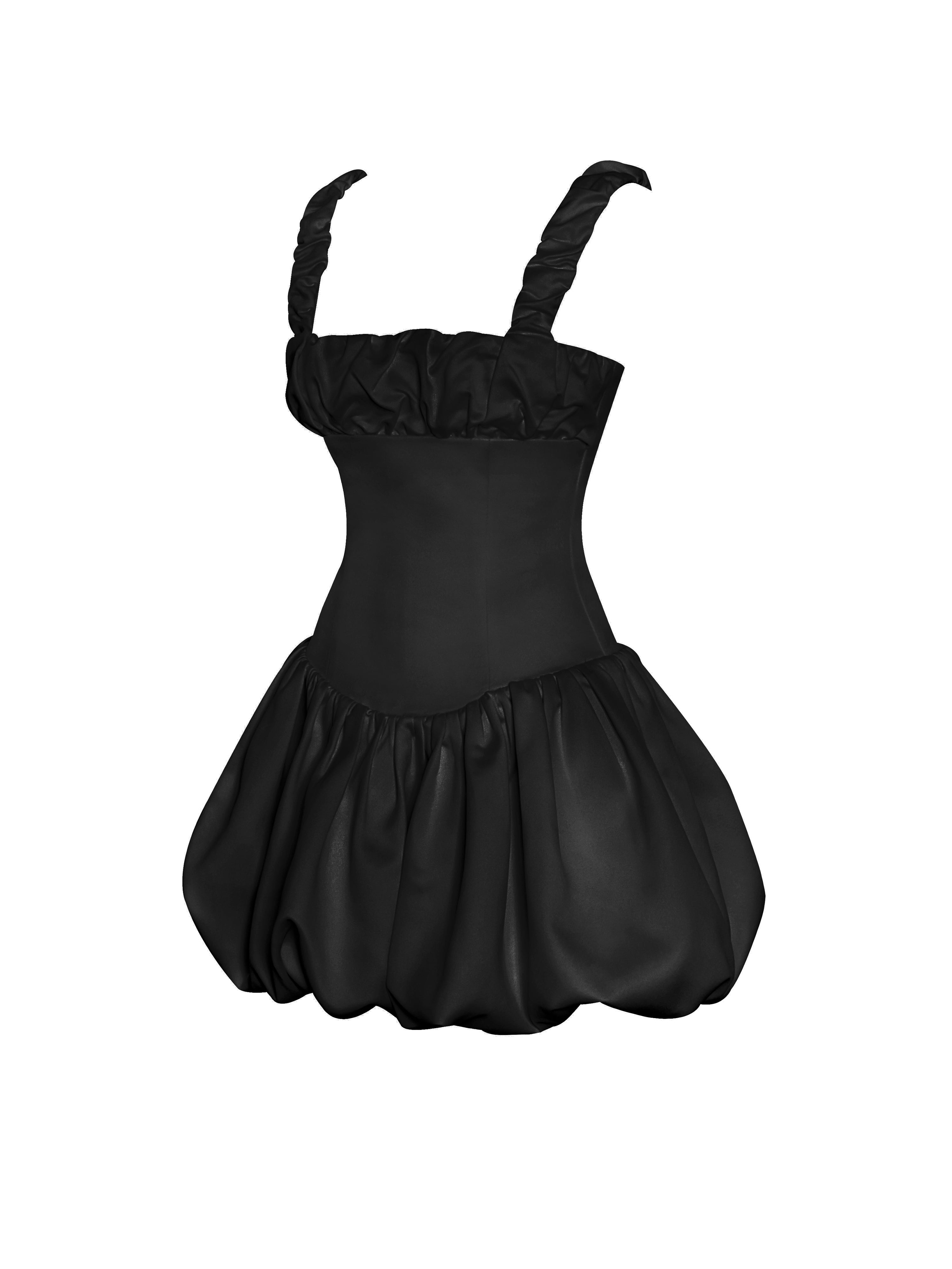 bubbly as my drink dress metallic black Bubbly As My Drink Dress Metallic Black