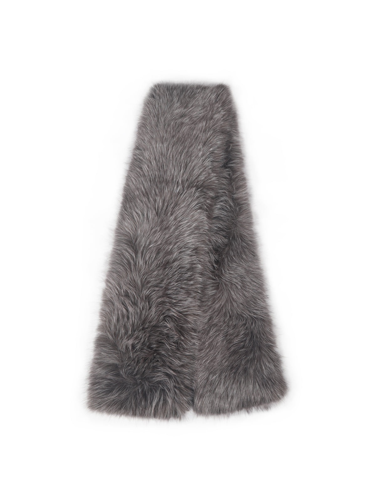 Luna Frosted Grey Multi-wear Faux Fur Scarf