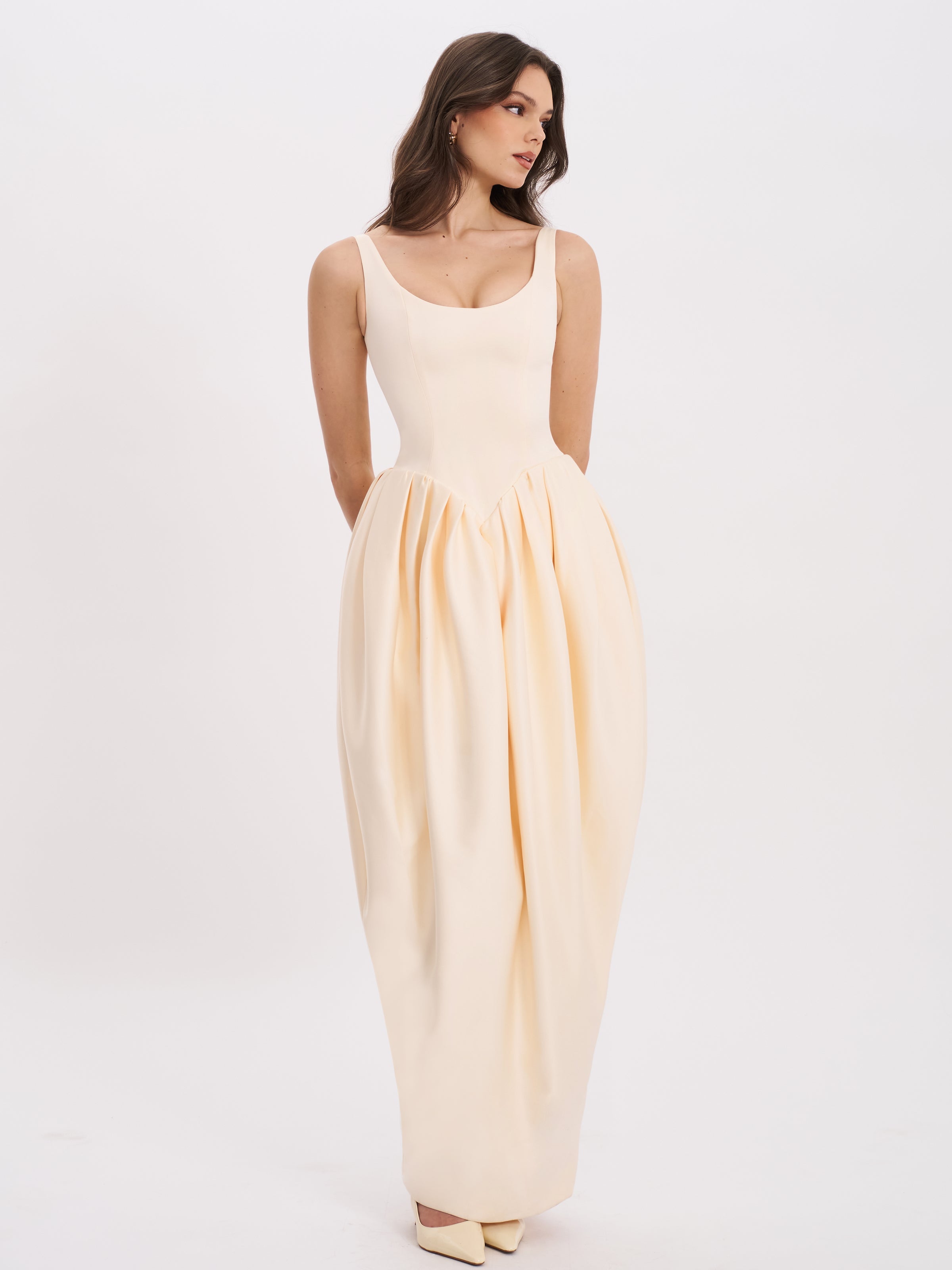 POLA BUTTER YELLOW GOWN