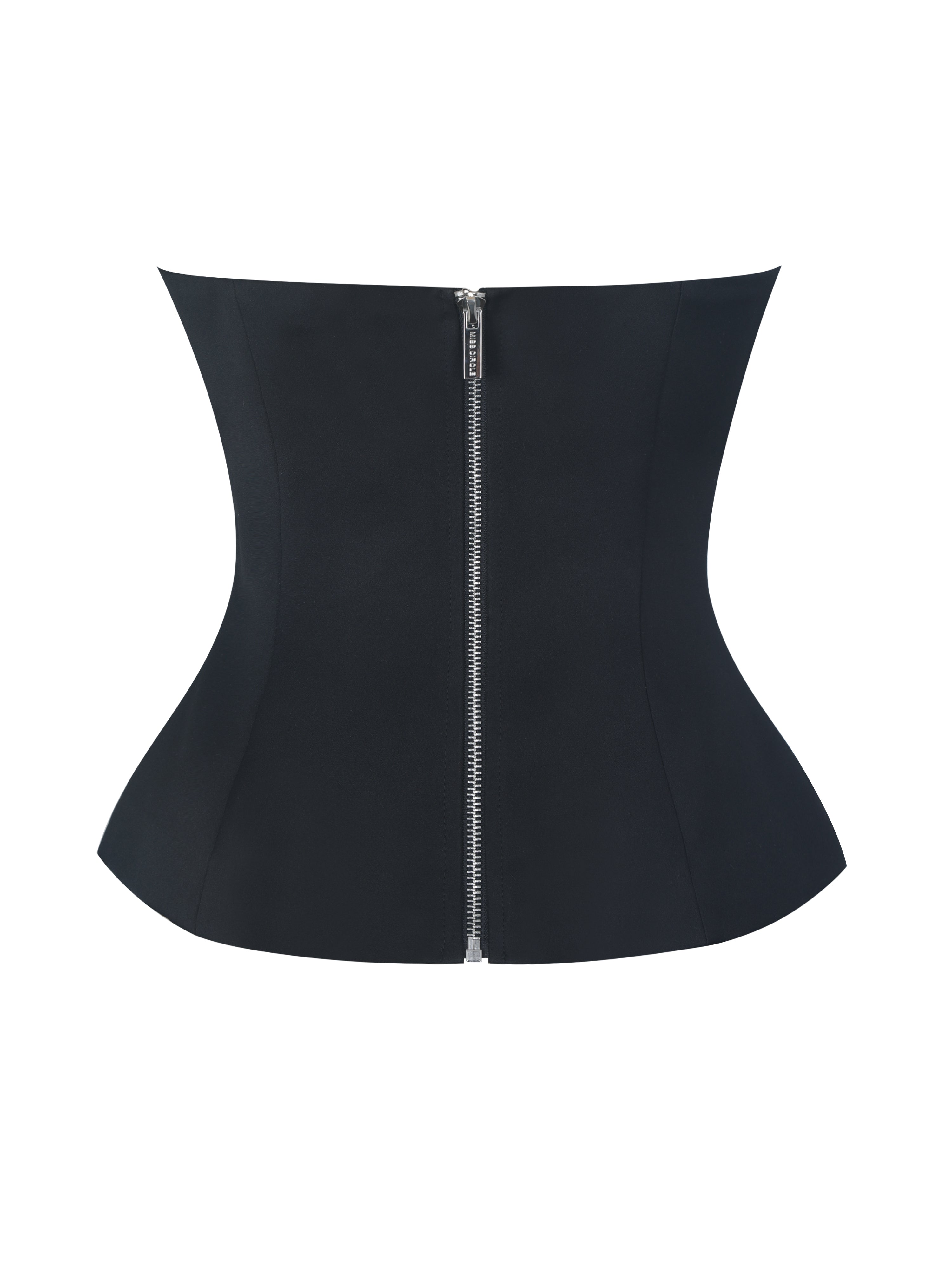 Ulrike Black and White Polka Dot Sweetheart Peplum Top