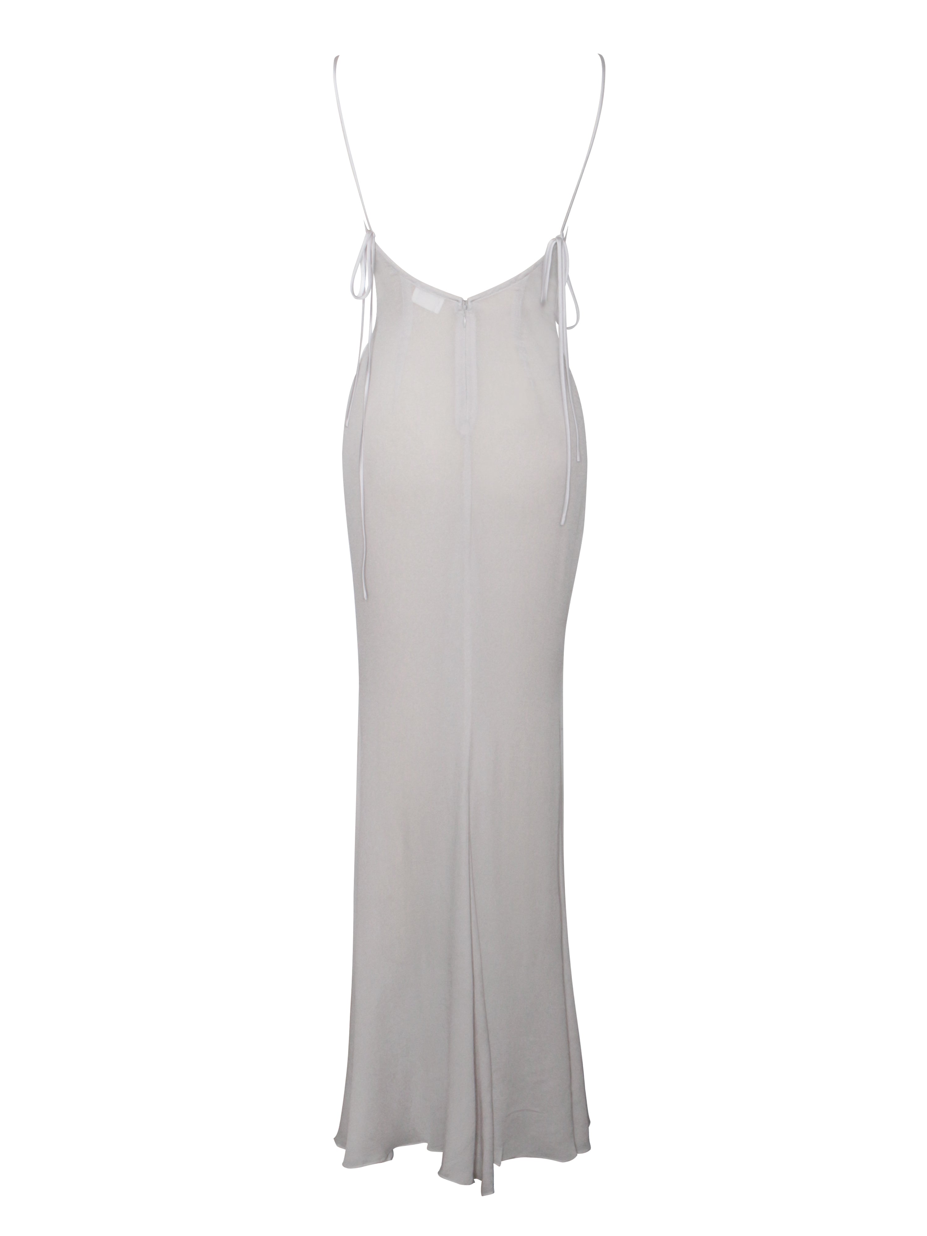 Tatiana Grey Rayon Backless Maxi Dress