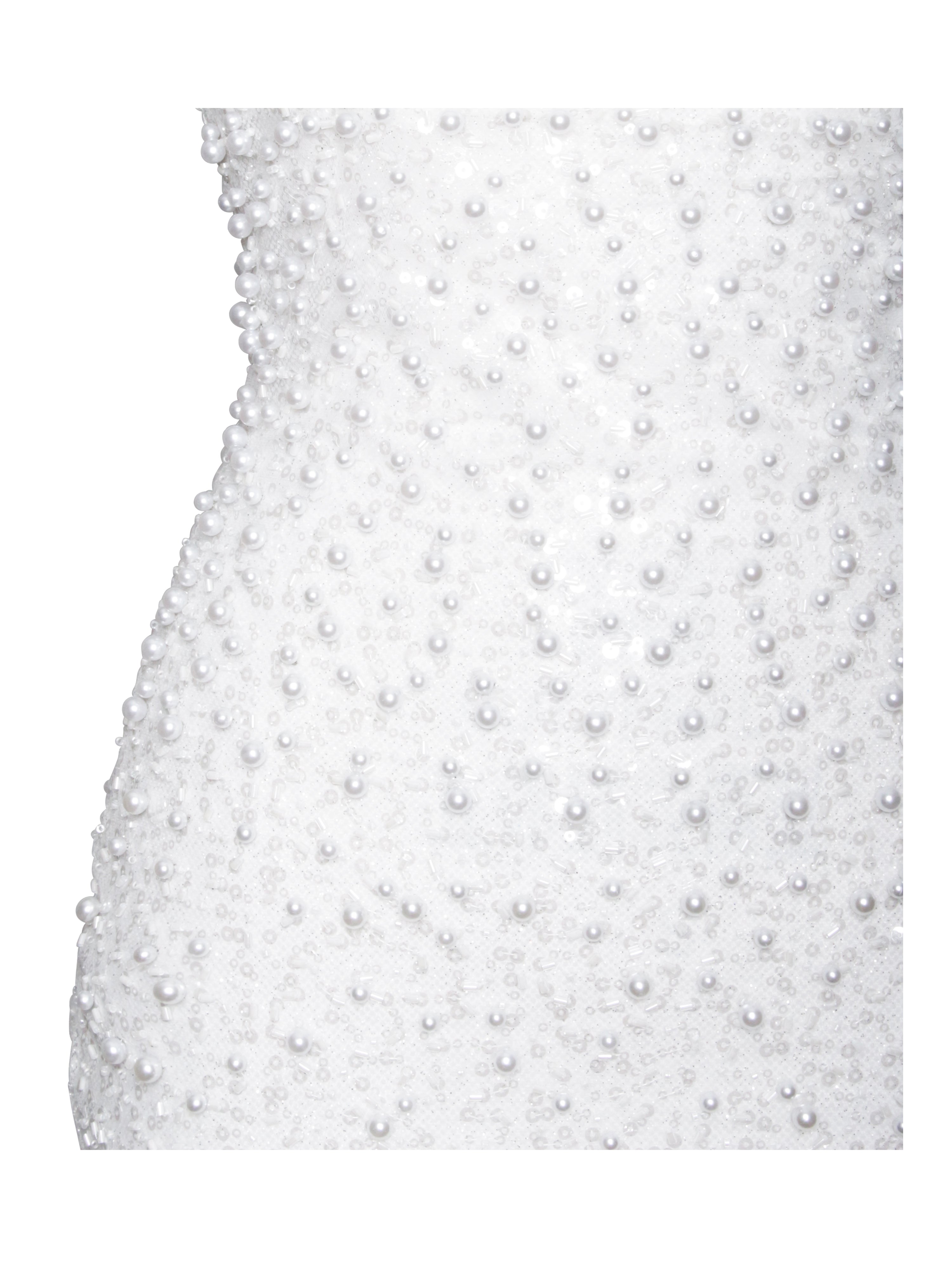 Miss Circle Women Lainey White Satin Sequin Pearls Beaded Maxi Dress Miss Circle Women Lainey White Satin Sequin Pearls Beaded Maxi Dress