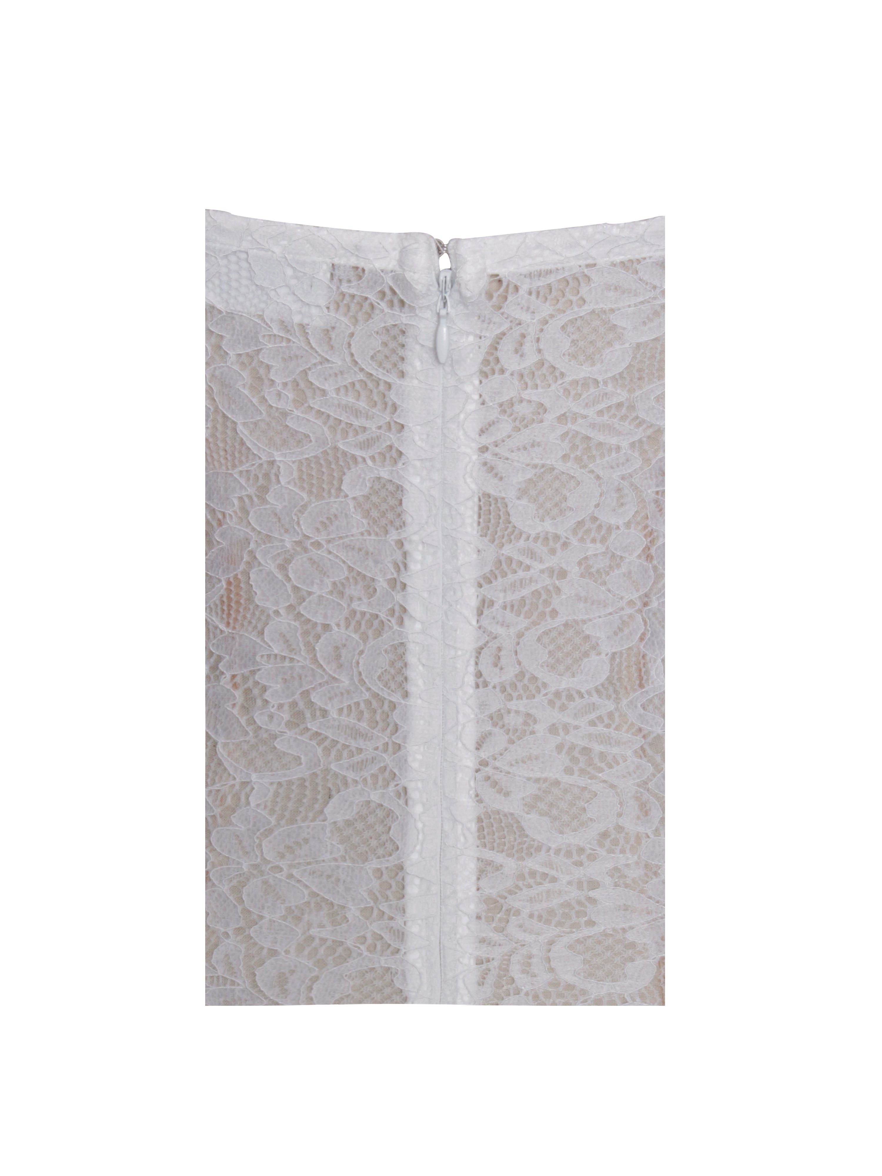 Veronica White Lace Maxi Dress