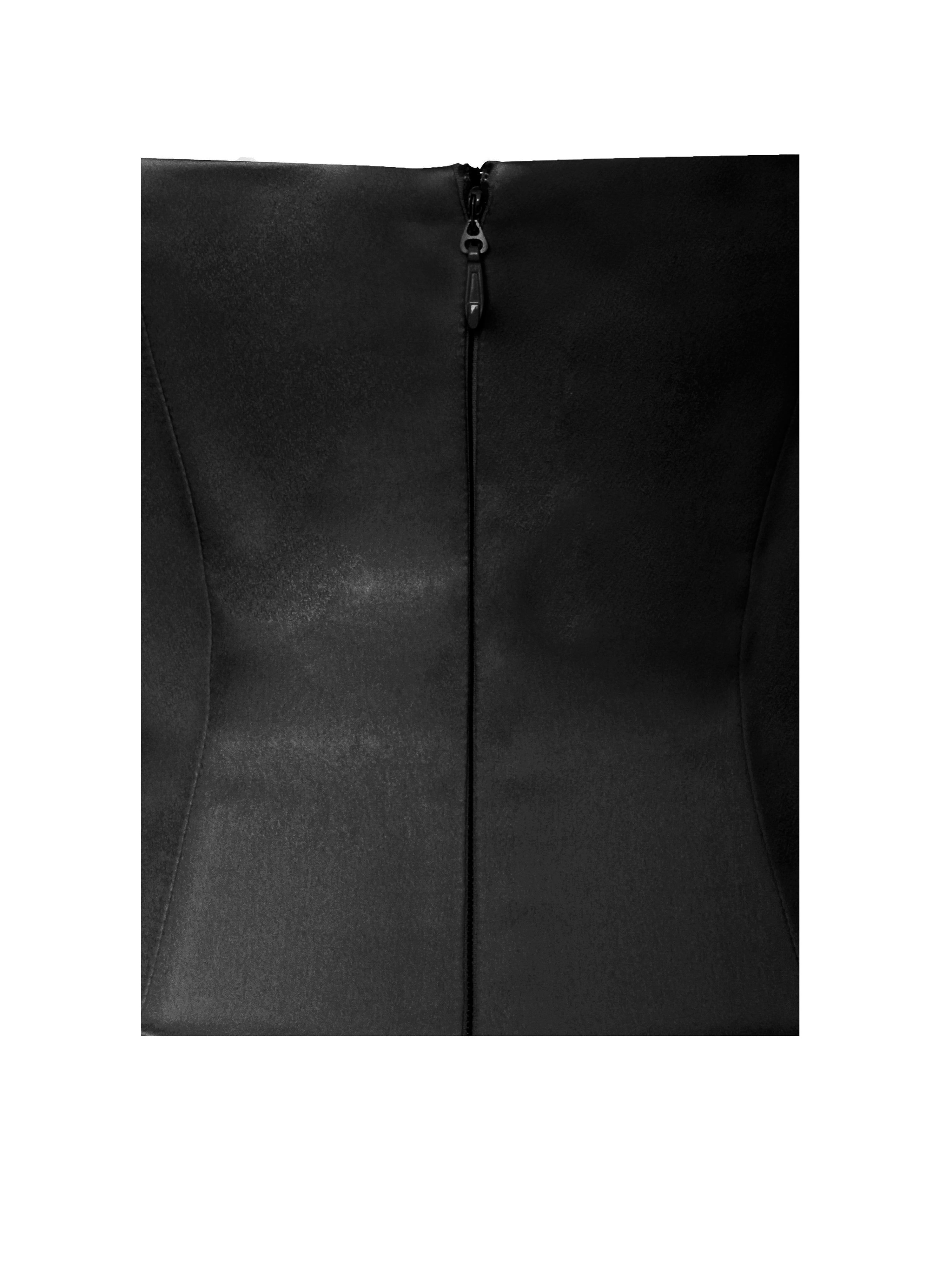 Miss Circle Women Aubrey Black Satin Bubble Hem Mini Dress Miss Circle Women Aubrey Black Satin Bubble Hem Mini Dress