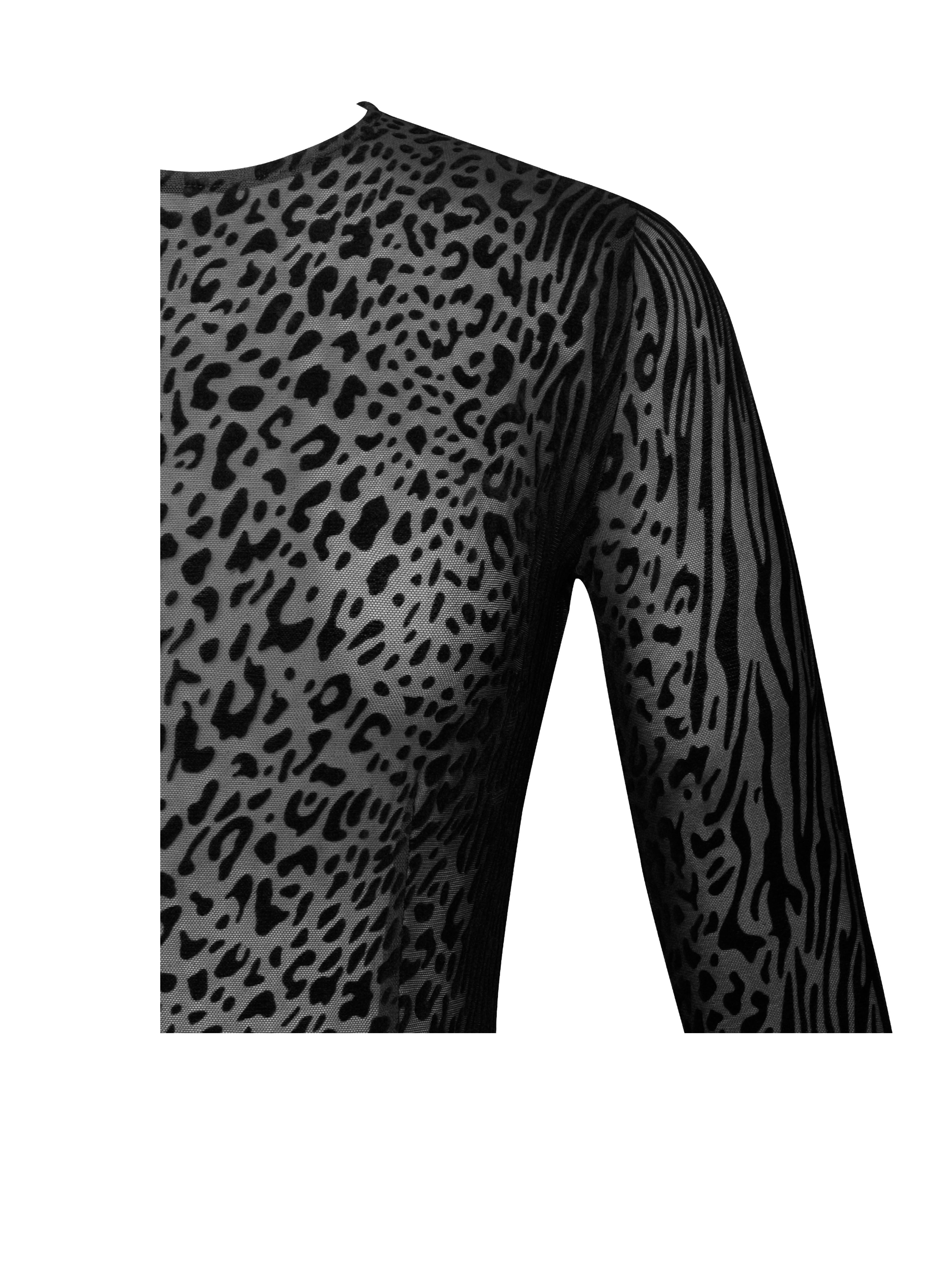Waylynn Black Animal Print Burnout Velvet Detail Mesh Backless Maxi Dr Waylynn Black Animal Print Burnout Velvet Detail Mesh Backless Maxi Dr