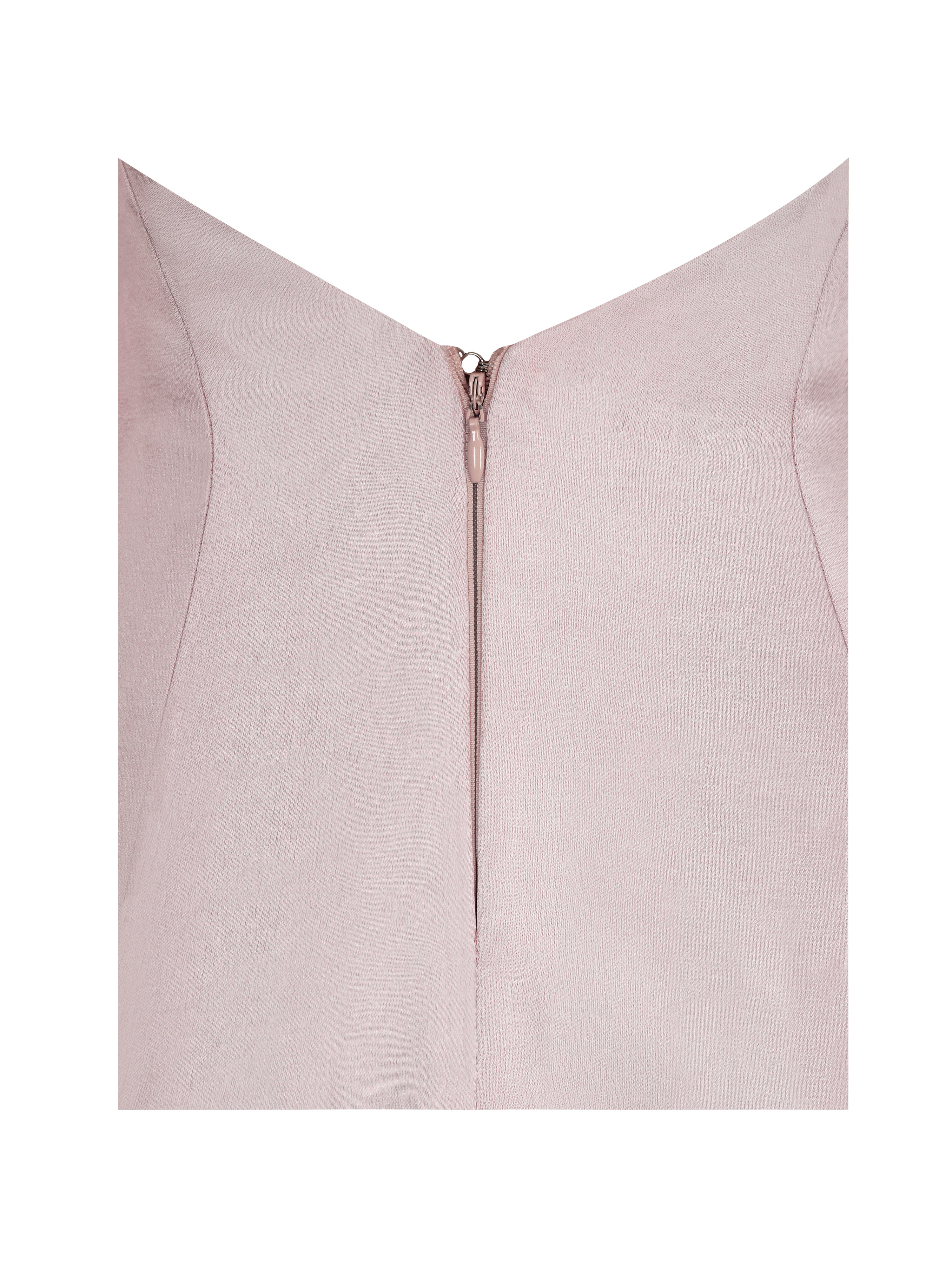 Umeko Tulip Pink Asymmetrical Cape Mini Dress