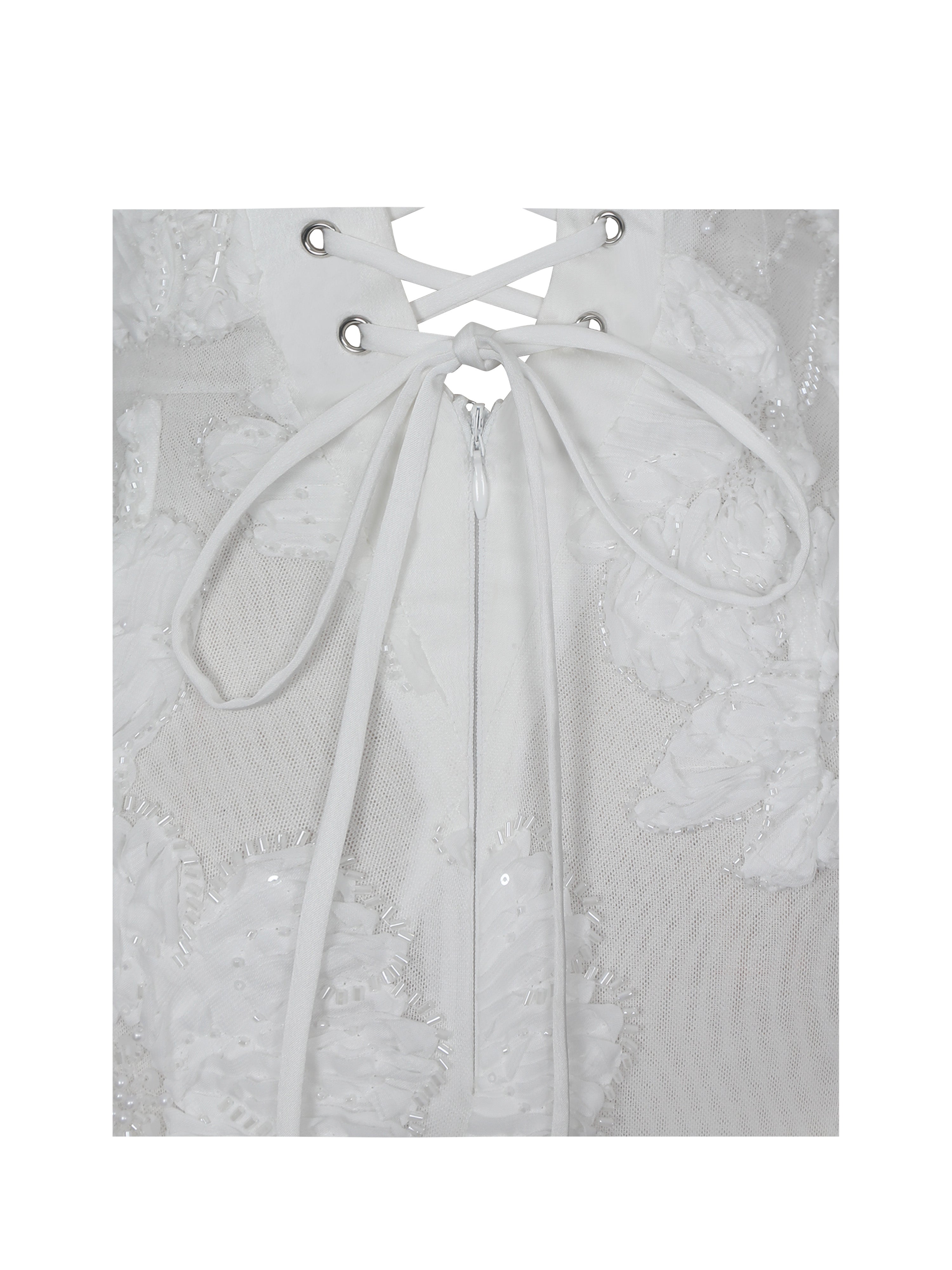 Raphaela White Floral Strapless Mermaid Wedding Dress (PREORDER)