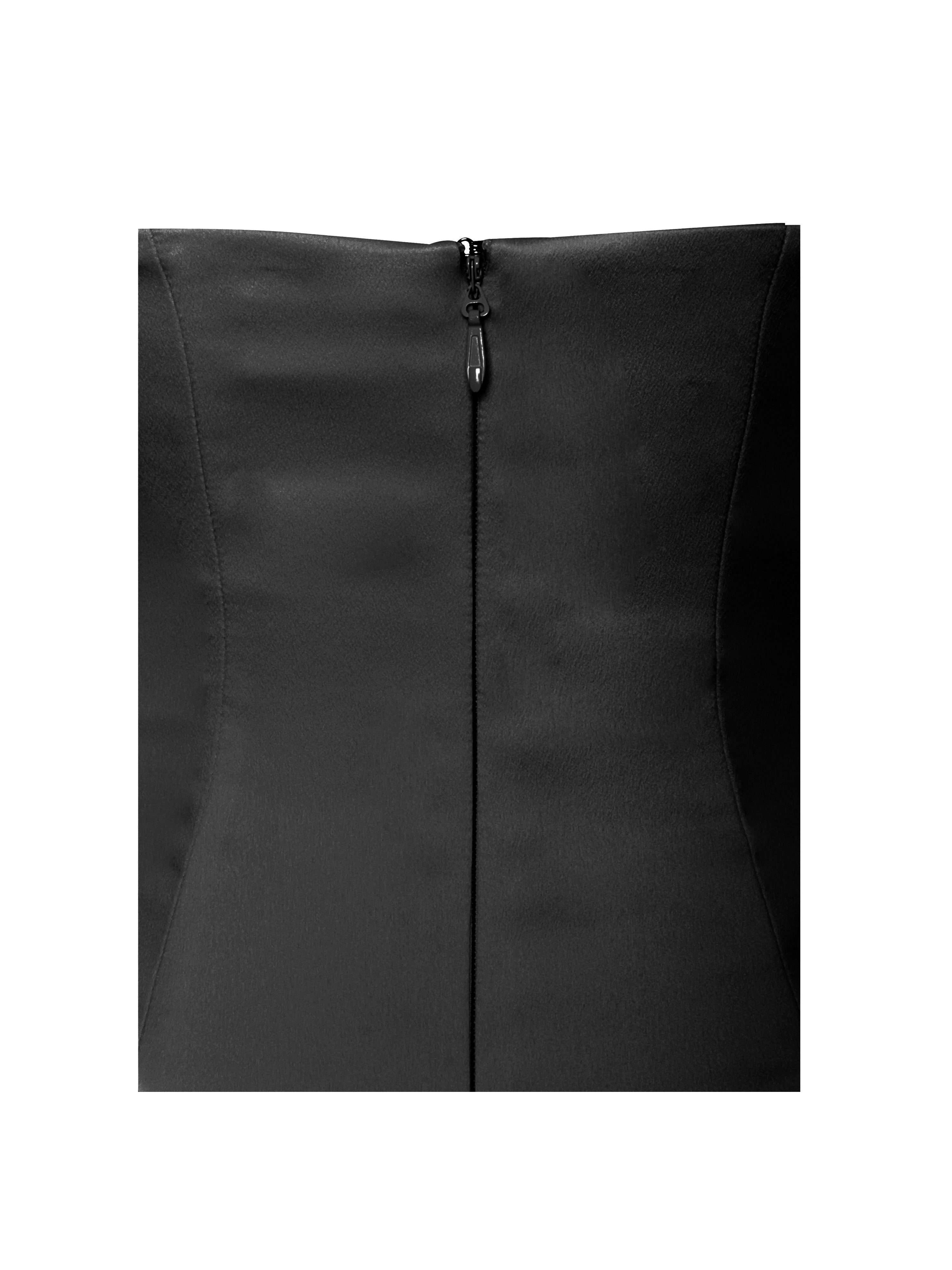 Noreen Black Satin Drop Waist Maxi Sundress Noreen Black Satin Drop Waist Maxi Sundress