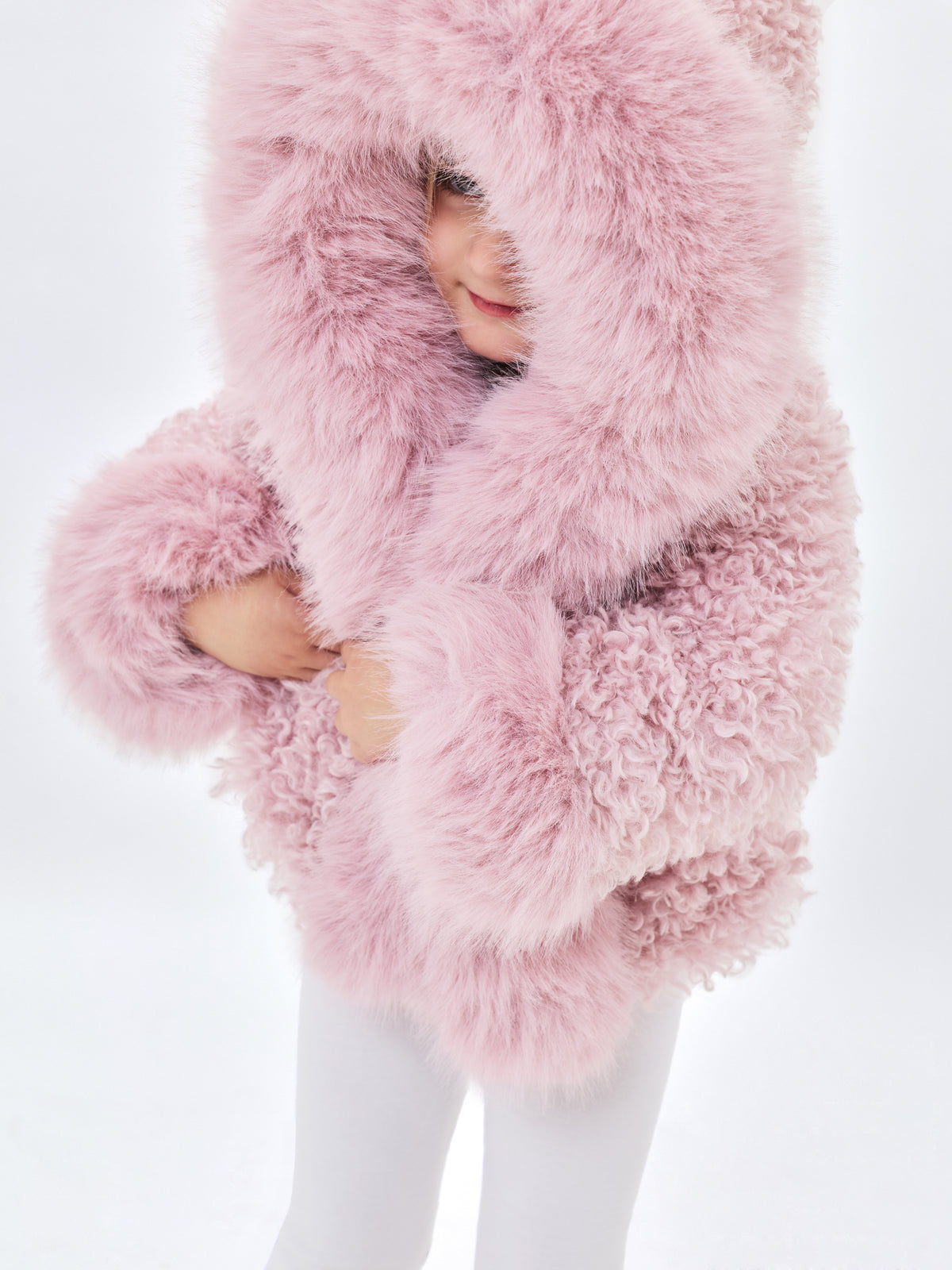 Kali Kids Rose Vegan Shearling Fur Jacket
