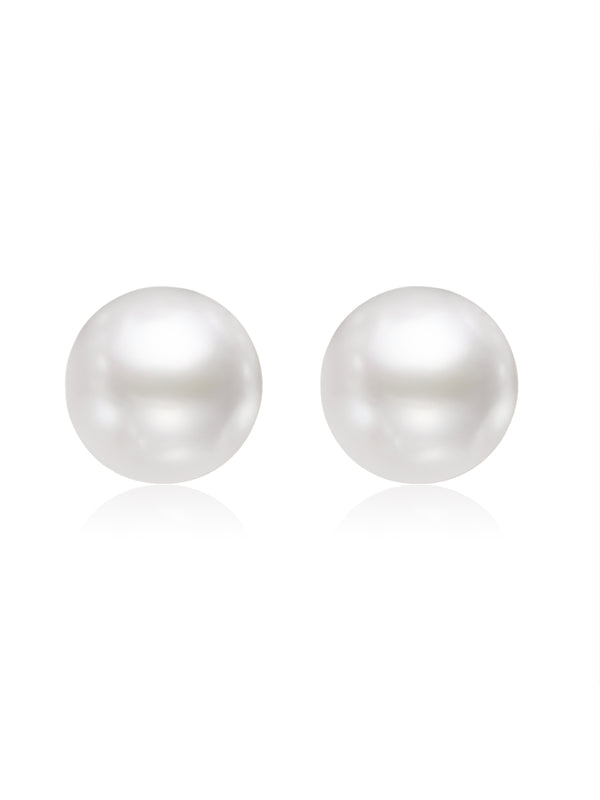 Miss Circle Freshwater Pearl Studs