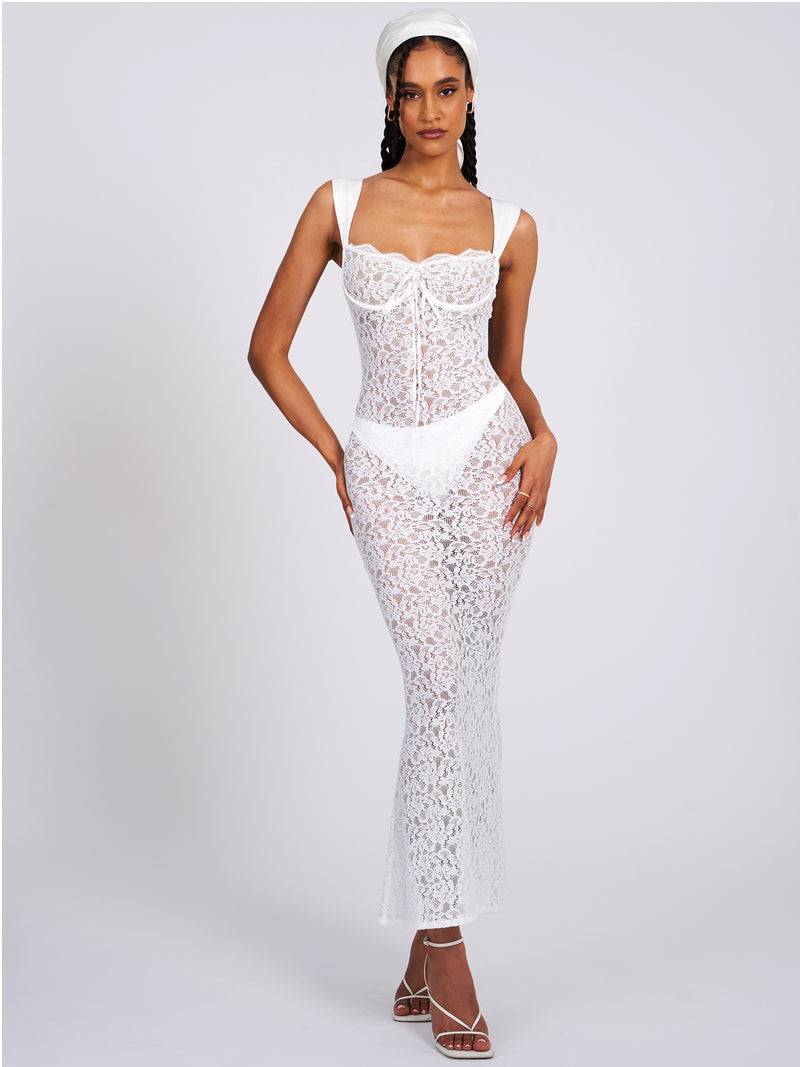 ALL WHITE LACE ASOEBI STYLES: WHITE LACE GOWN STYLES| LACE ASOEBI - YouTube