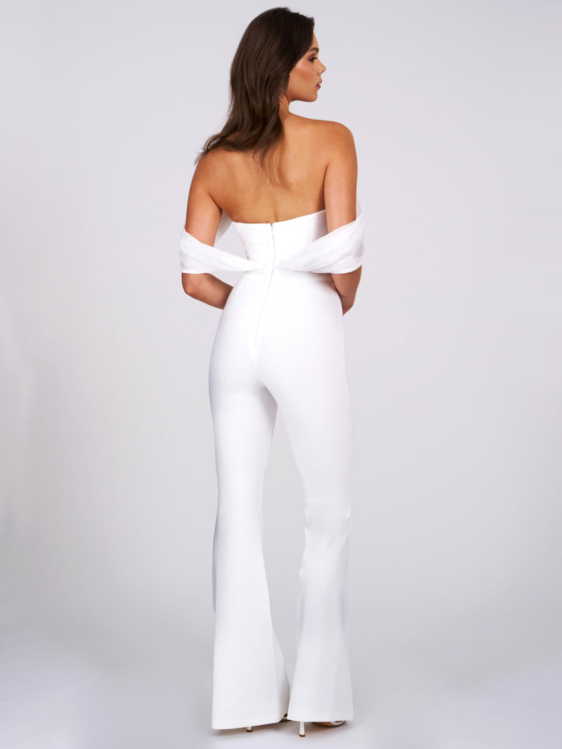 Extraordinary Elegance Jumpsuit - White, Fashion Nova, Jumpsuits