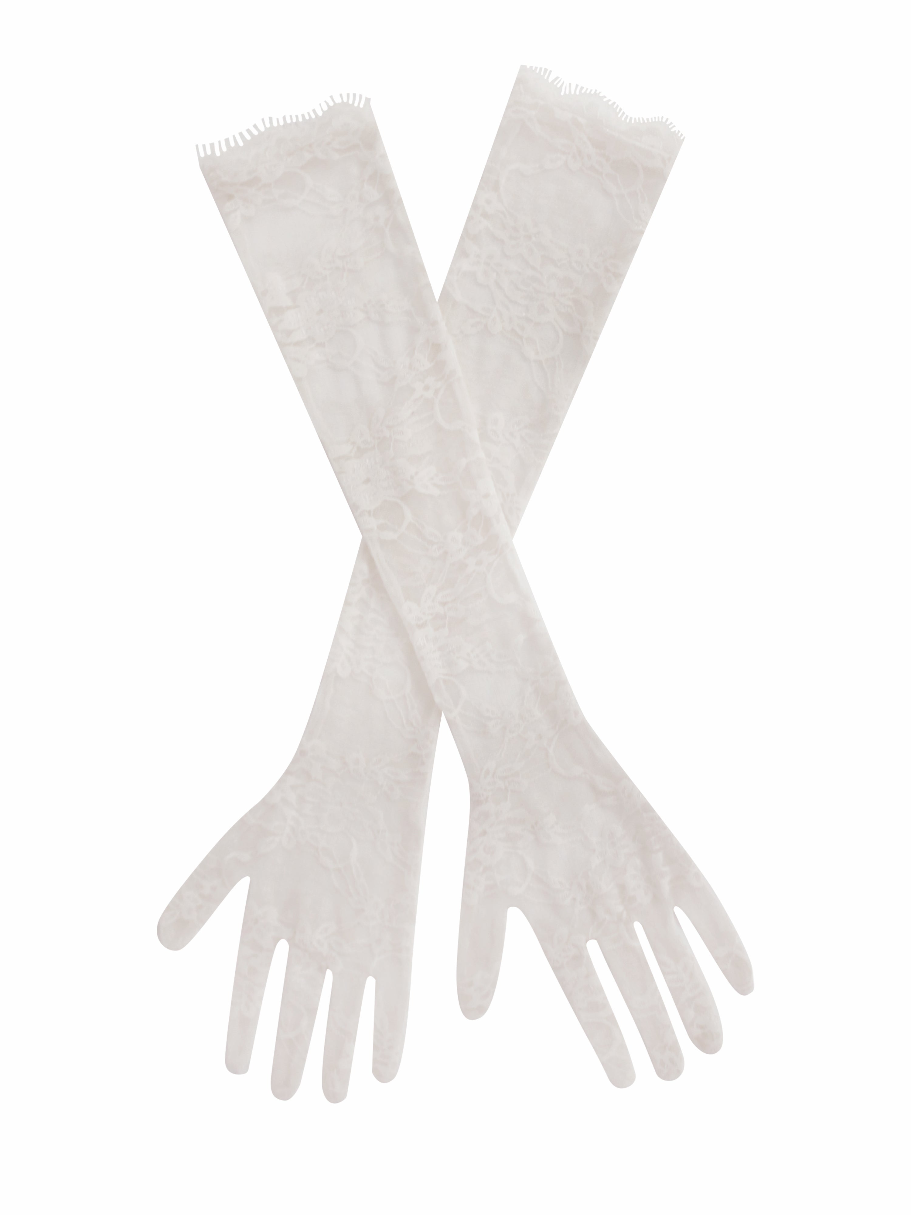 fancy dress long white gloves Gloves, White, Long