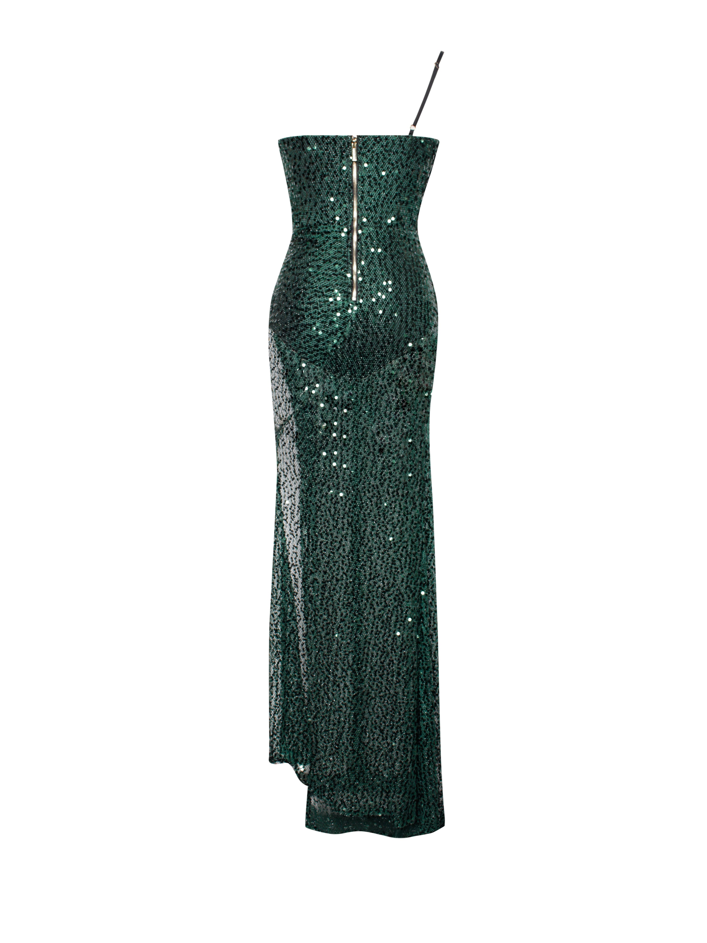 Miss Circle Women Umme Sequin Emerald Green Gown Miss Circle Women Umme Sequin Emerald Green Gown