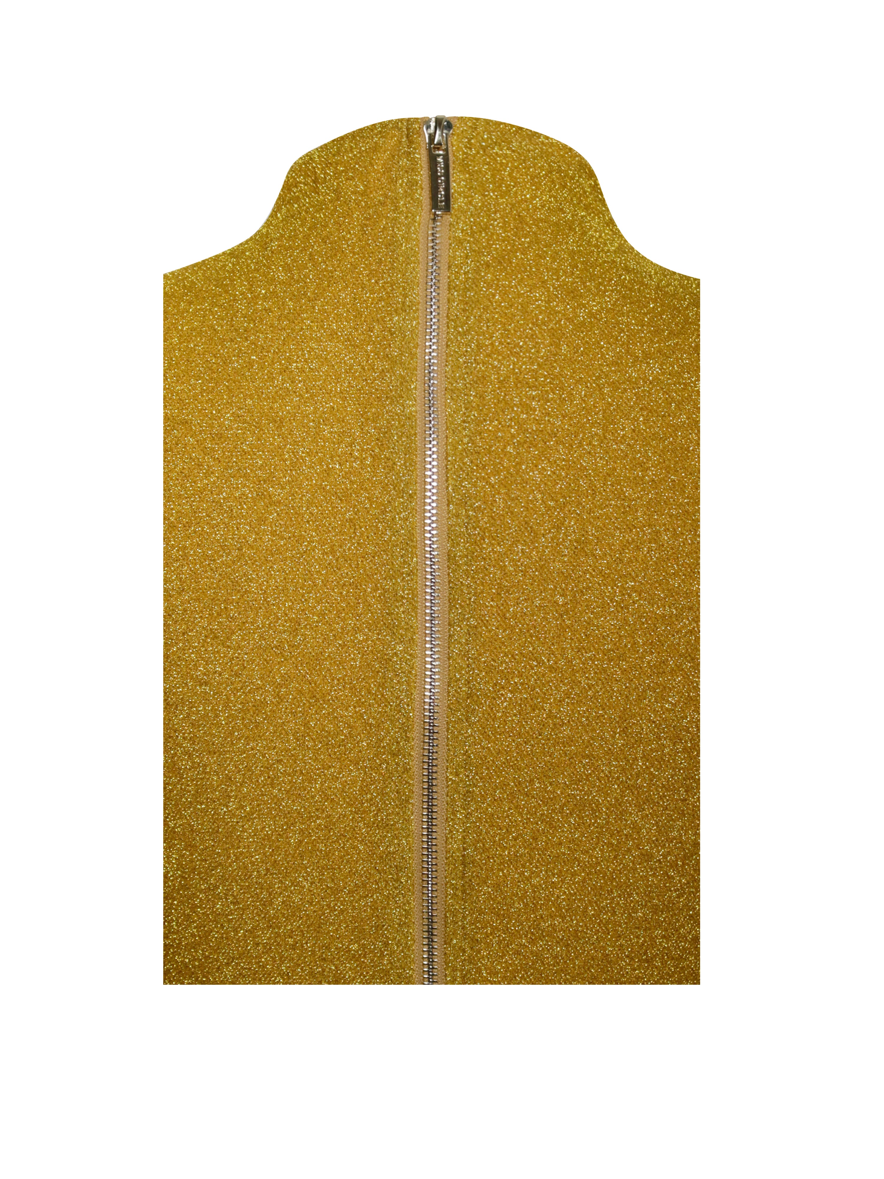 Payson Gold Long Sleeve Metallic Jersey Cutout Dress - XXS / US 0 Payson Gold Long Sleeve Metallic Jersey Cutout Dress - XXS / US 0