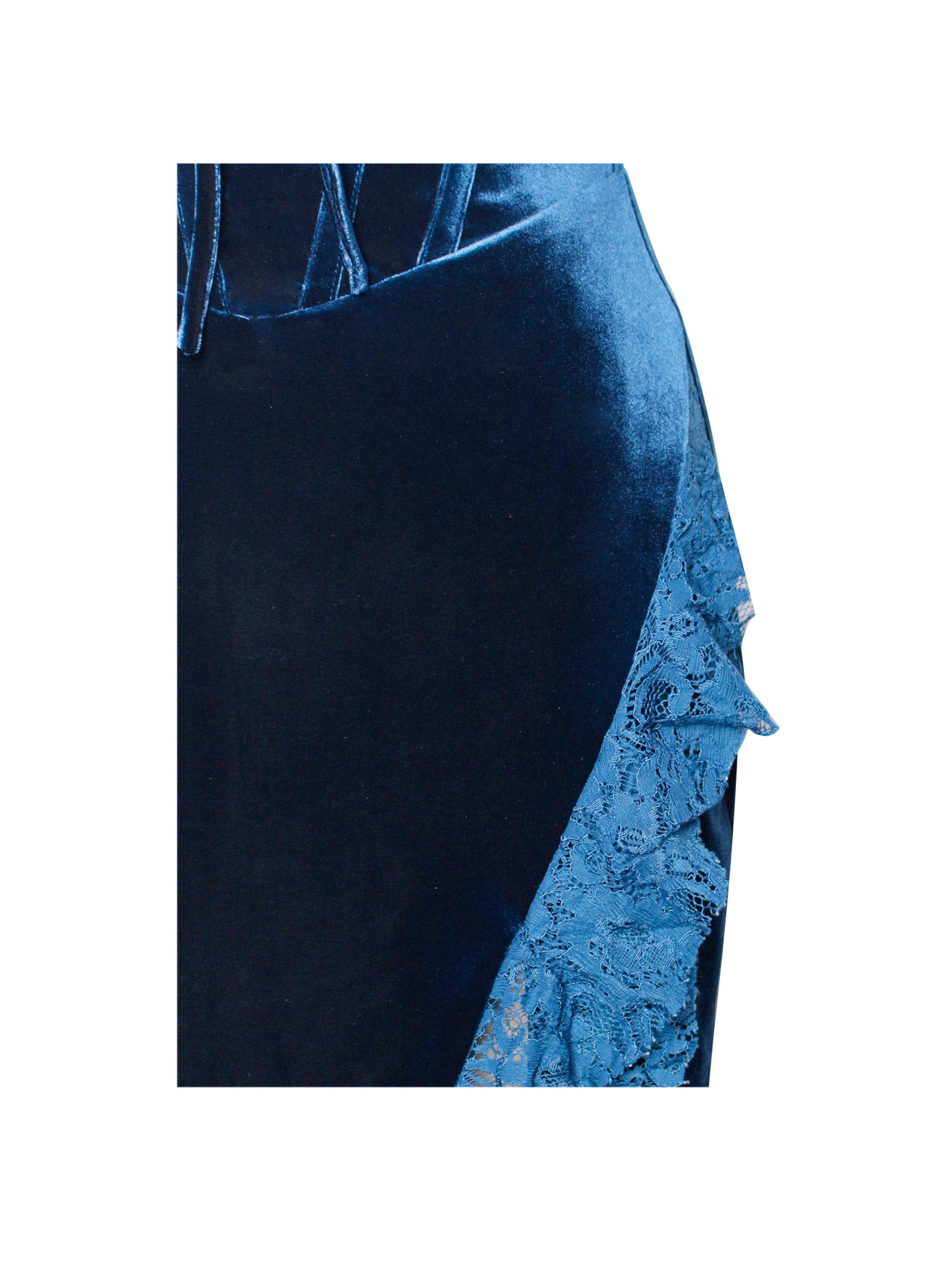 odilia teal lace velvet maxi dress Cocktail Teal Velour Dress Odilia Teal Lace Velvet Maxi Dress