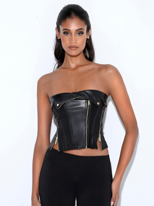 Grecia Black Lace Corset Top – Miss Circle
